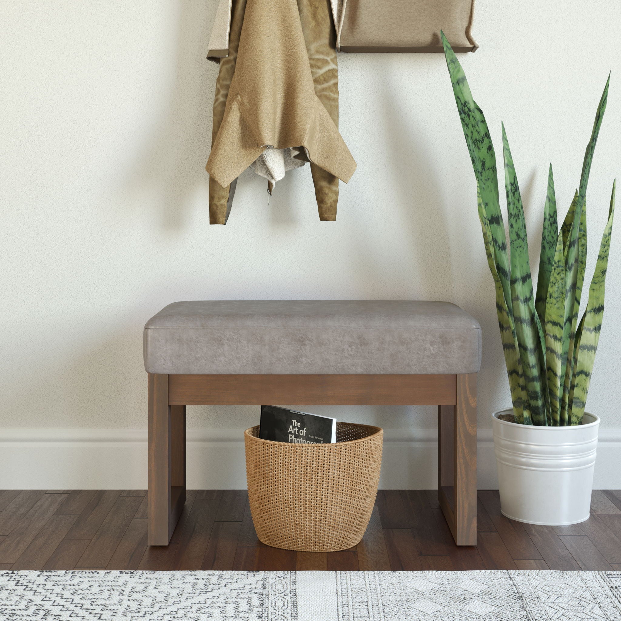 Milltown - Upholstered Ottoman Bench - Best Buy Furniture