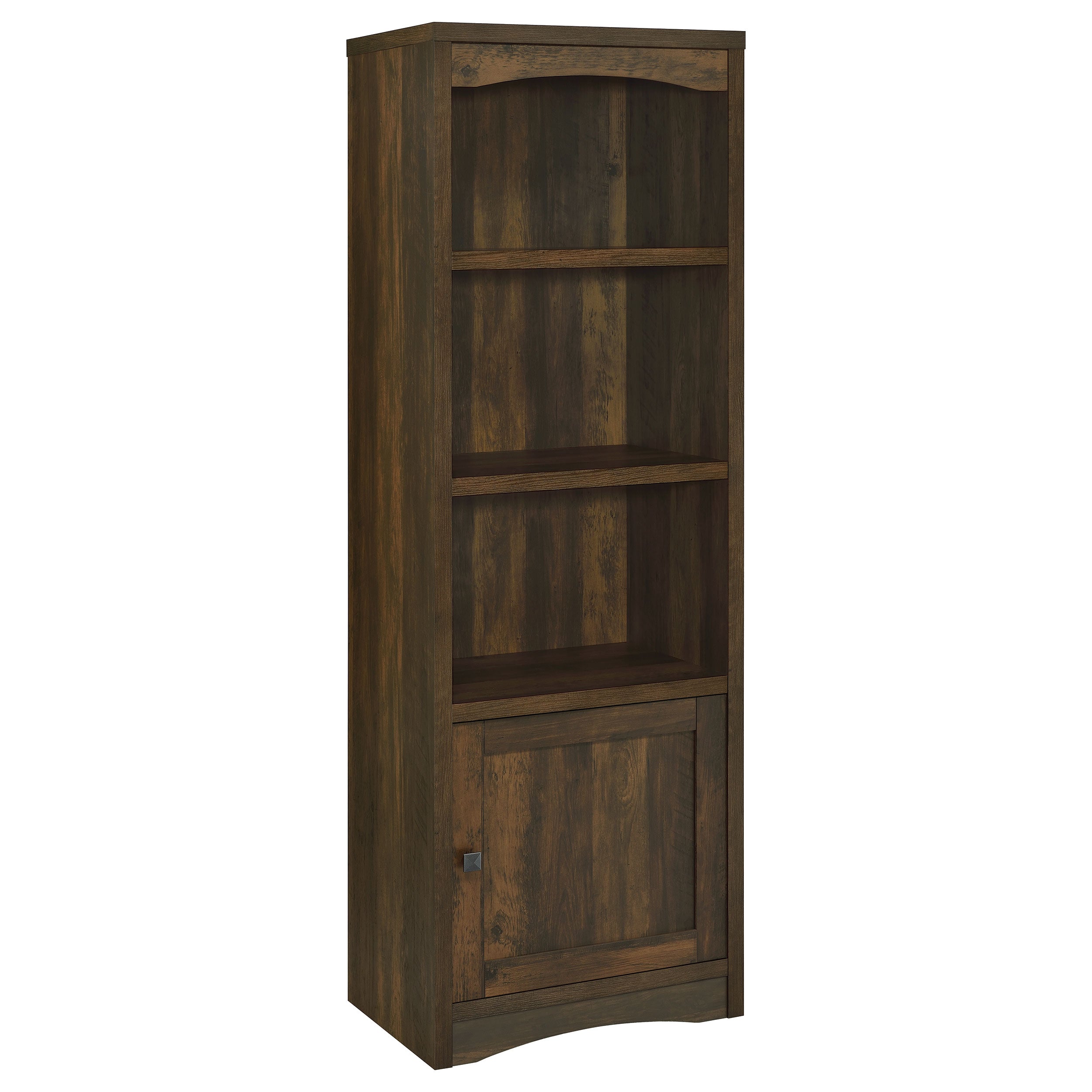 Laughlin 4-shelf Engineered Wood Media Tower Dark Pine-