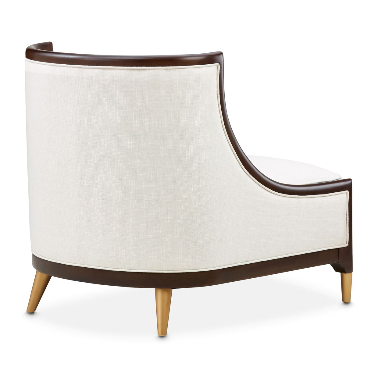Belmont Place - Accent Chair - Cream / Espresso