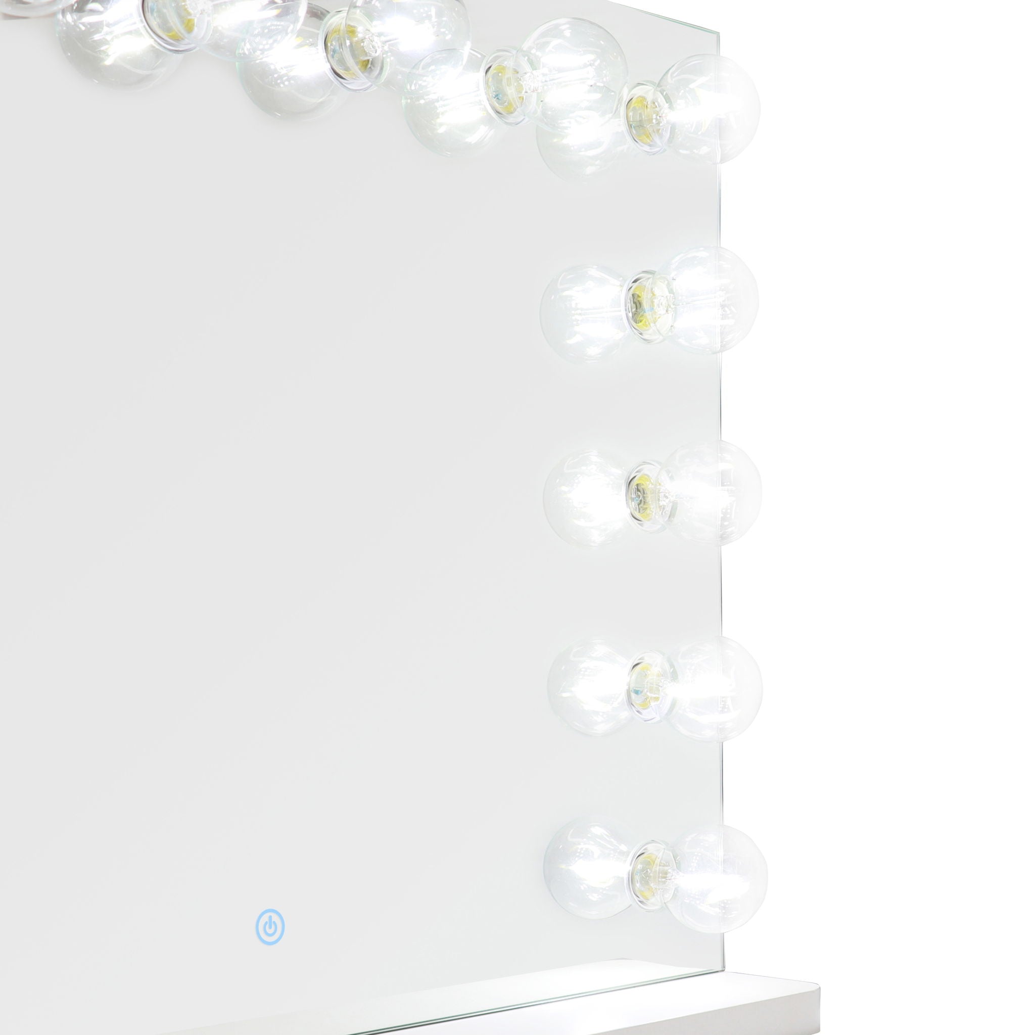 Lola - Vanity Mirror - Pearl Silver