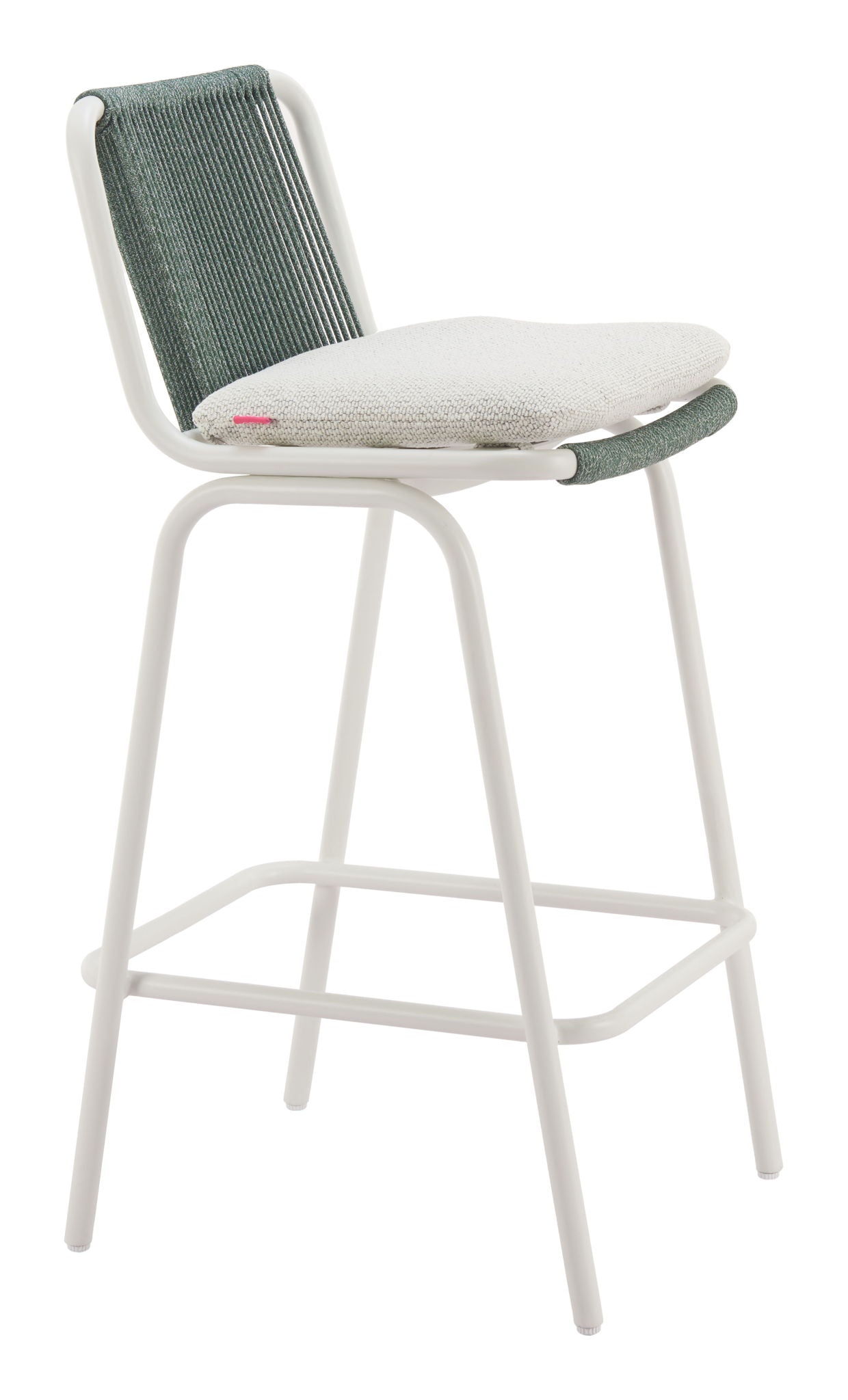 Luft - Outdoor Barstool (Set of 2) - White & Green