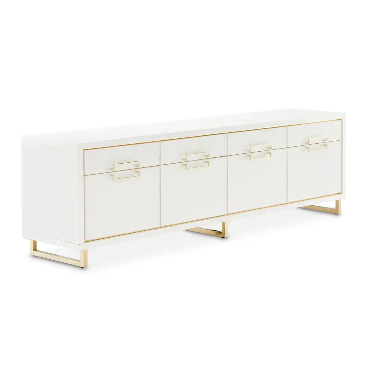 Palm Gate - Media Cabinet - Cloud White