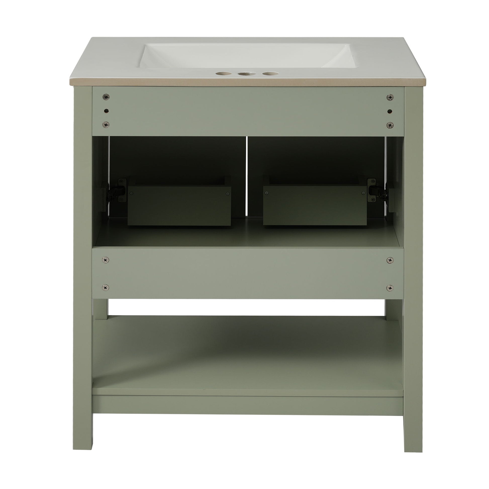 Elegant Bathroom Vanity With Ceramic Sink And Versatile Storage - Best Buy Furniture