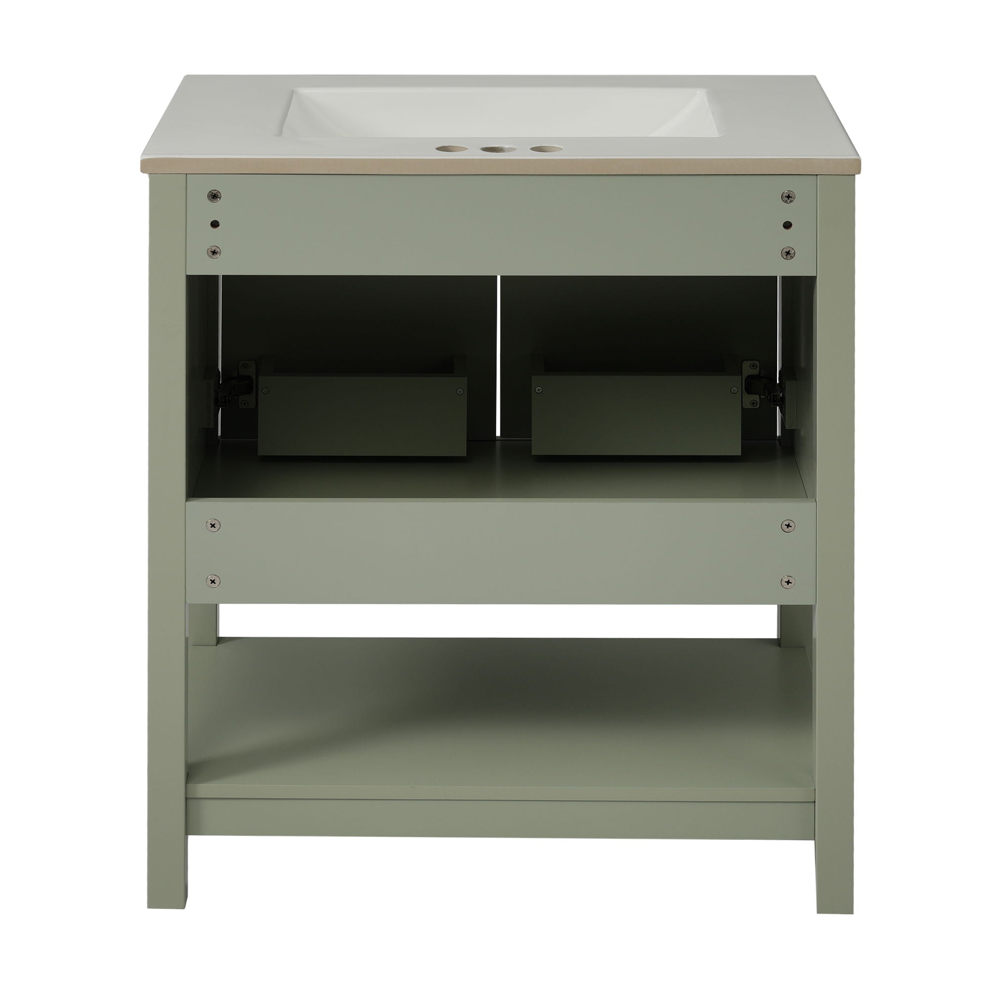 Elegant Bathroom Vanity With Ceramic Sink And Versatile Storage - Best Buy Furniture