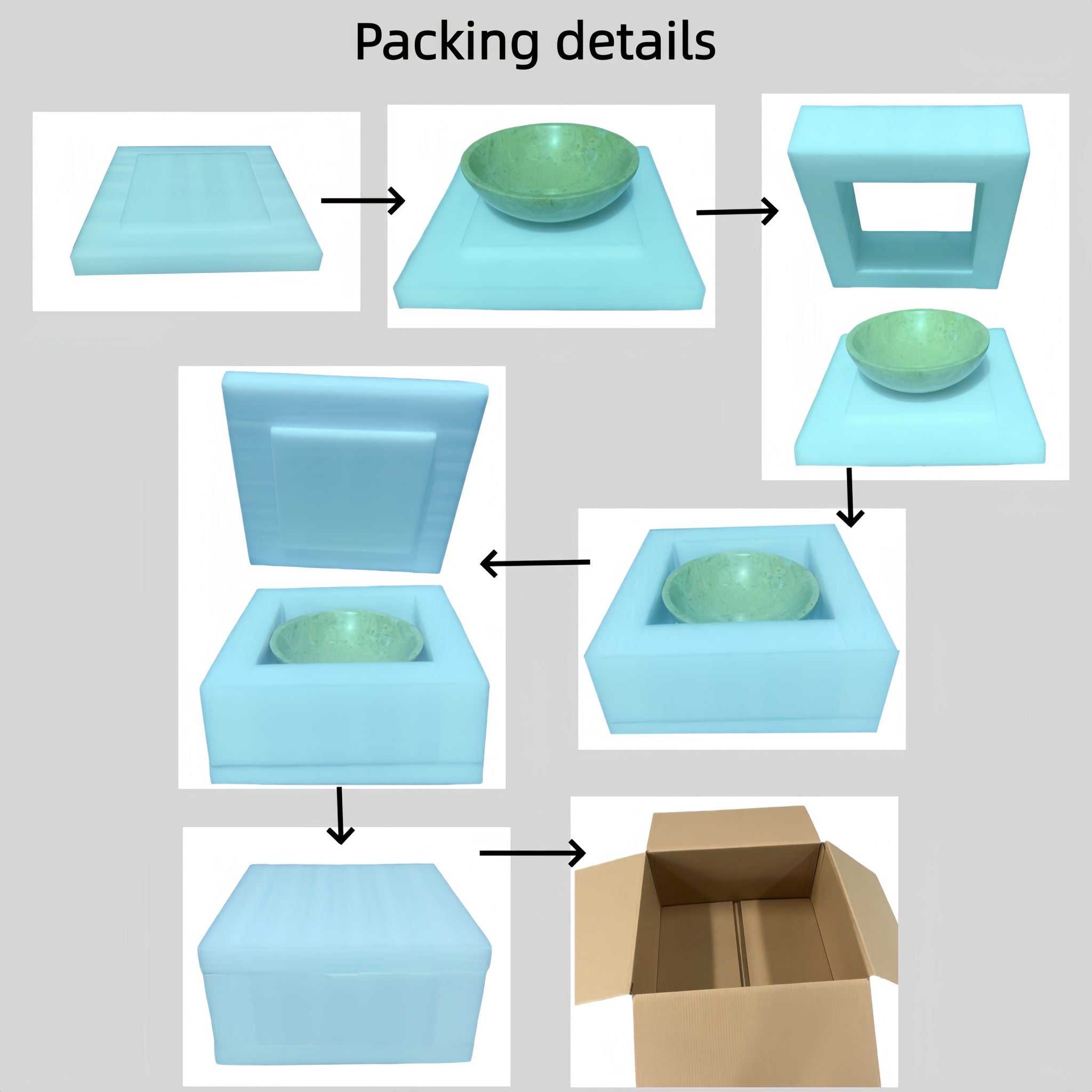 Bathroom Vessel Sink, Circular Design