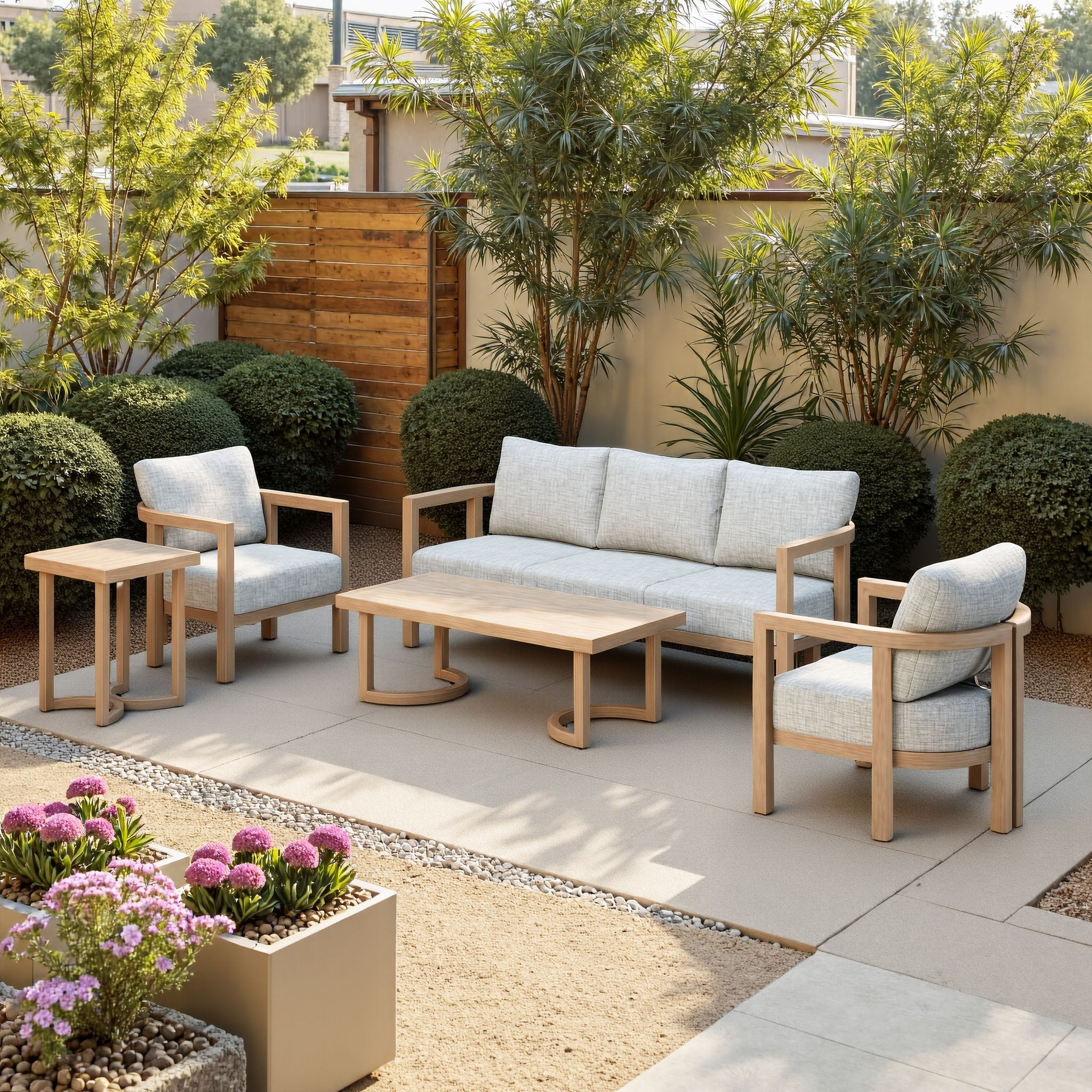 Leto - Outdoor Armchair - Gray