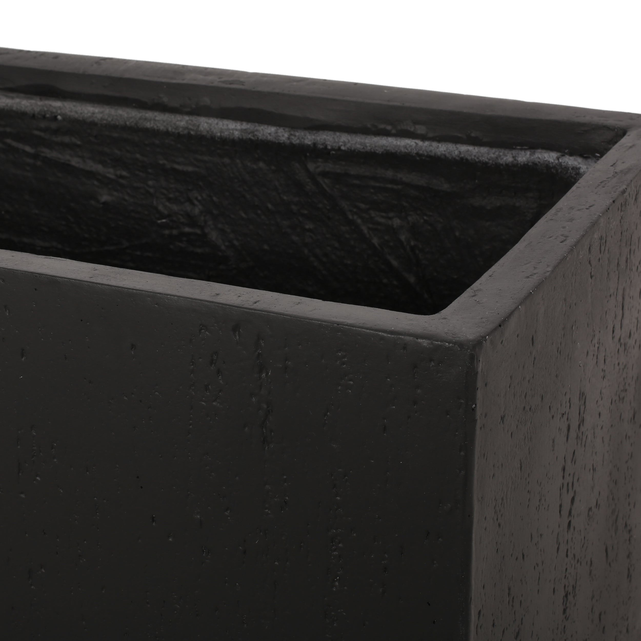 31.25' L Modern Outdoor MGO Planter in Black Finish