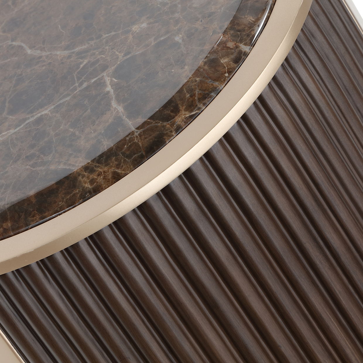 West Kensington - Chairside Table - Medium Espresso