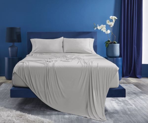 BedGear Ver-Tex Pillowcase 2pc Set, Light Grey, Queen