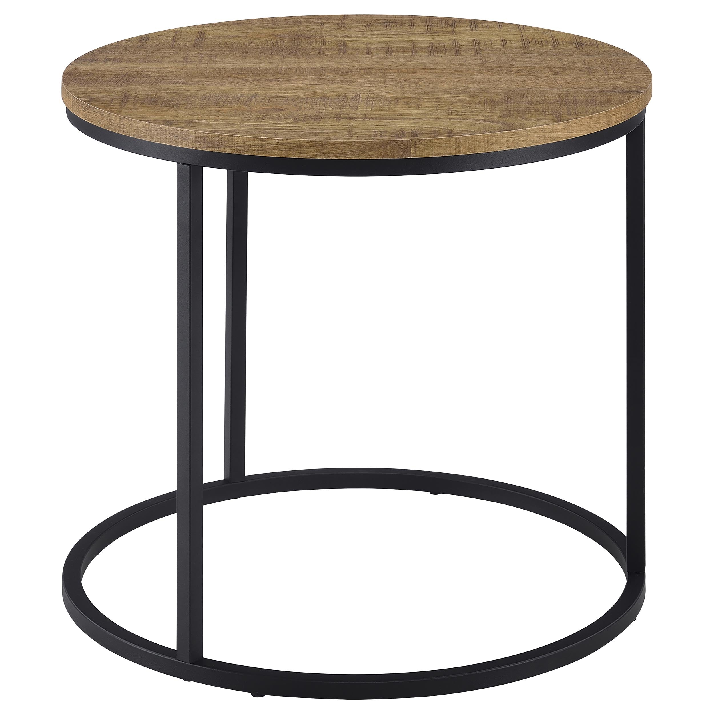 Lainey Round Occasional Side End Table Mango-