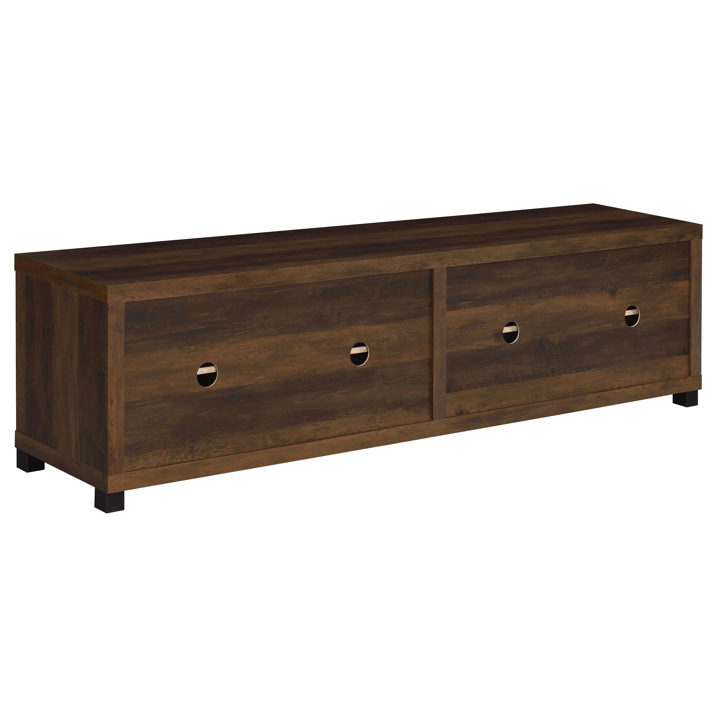 Sachin 3-piece 79-inch TV Entertainment Center Dark Pine-