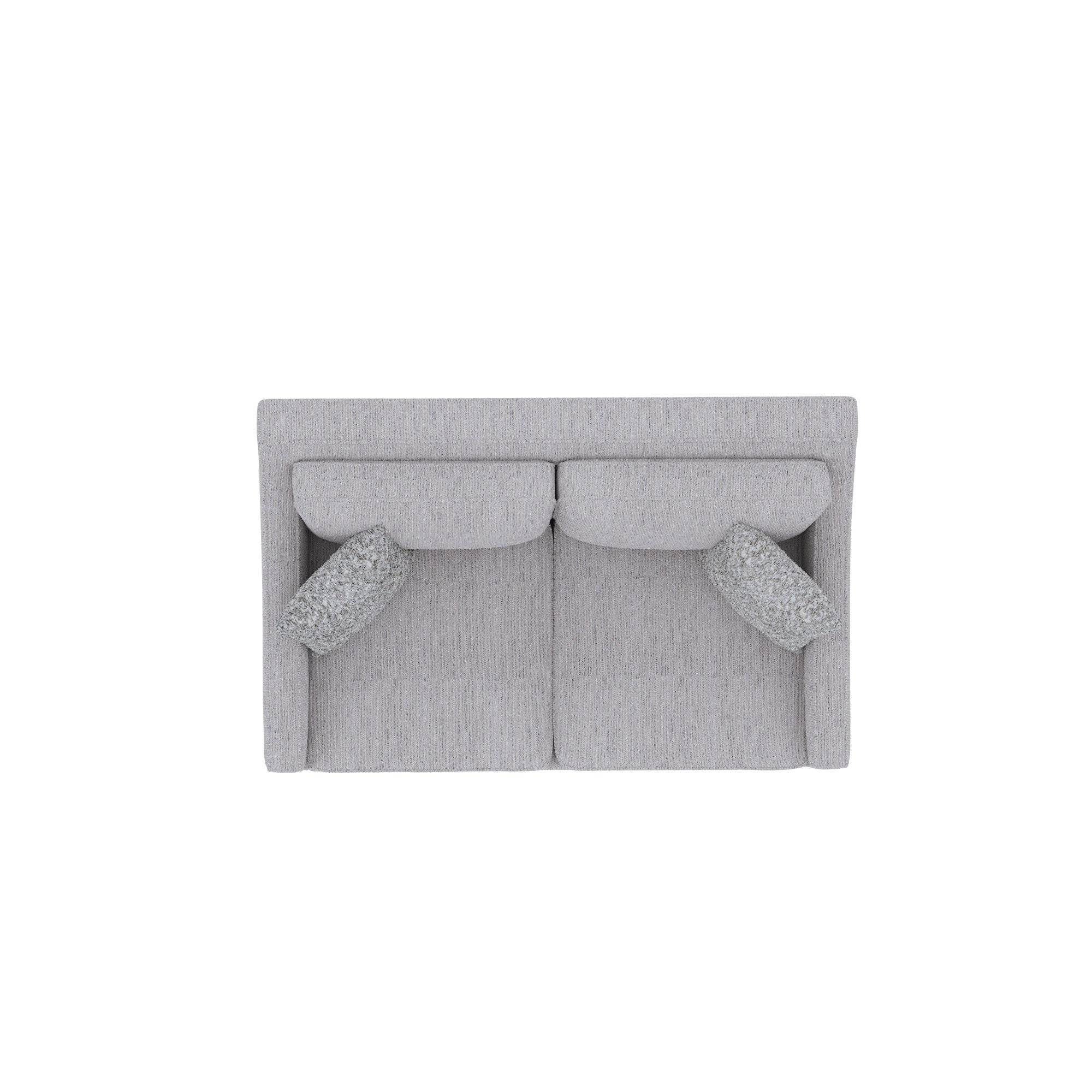 Loveseat With Casual Accent - Gray