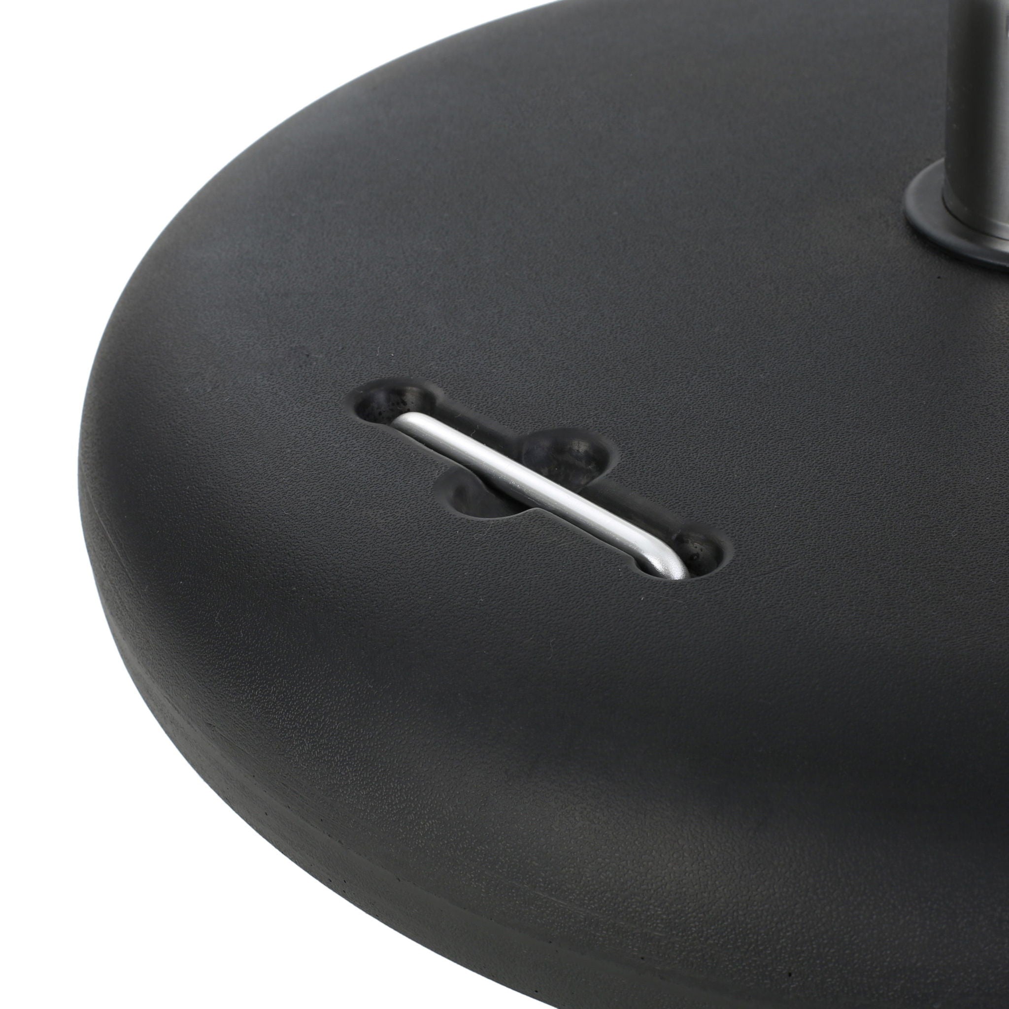 Wheelie - Round Umbrella Base With Stainless Steel Holder
