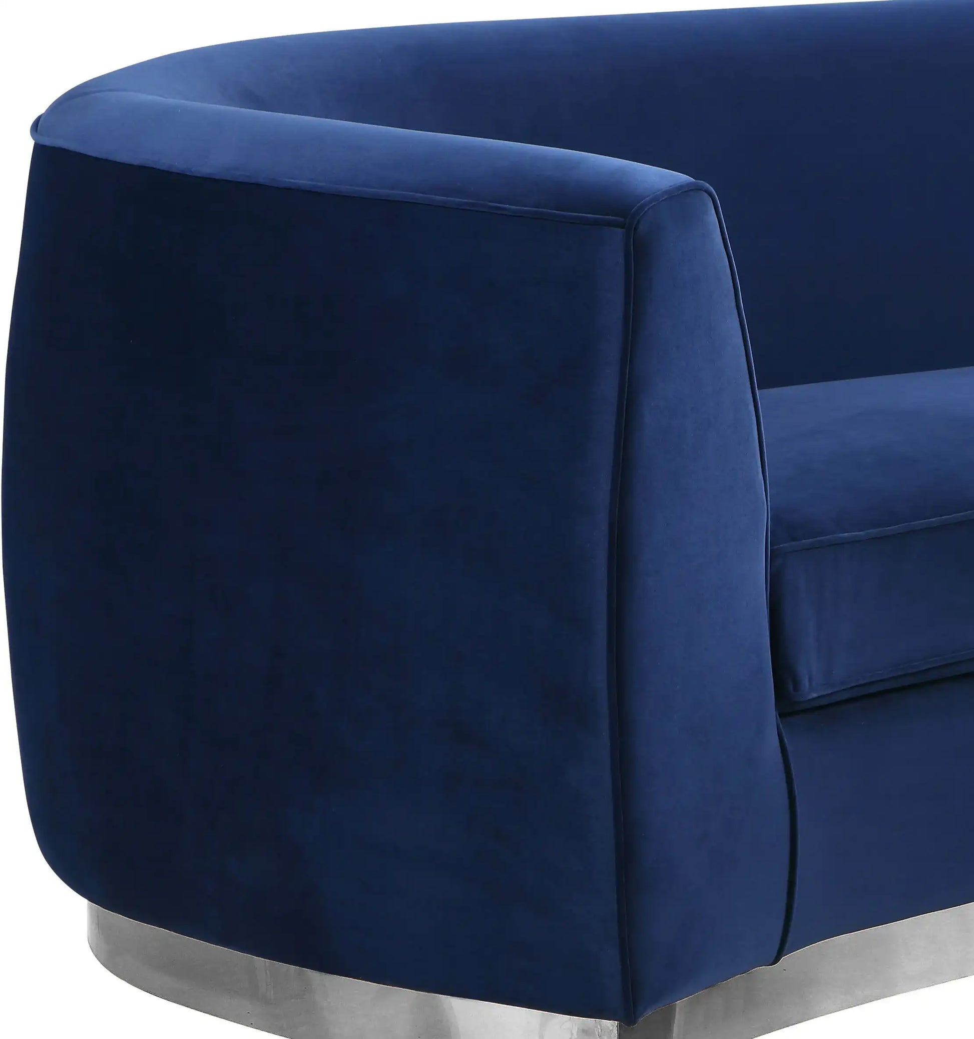 Julian - Loveseat with Chrome Base - Best Buy Furniture