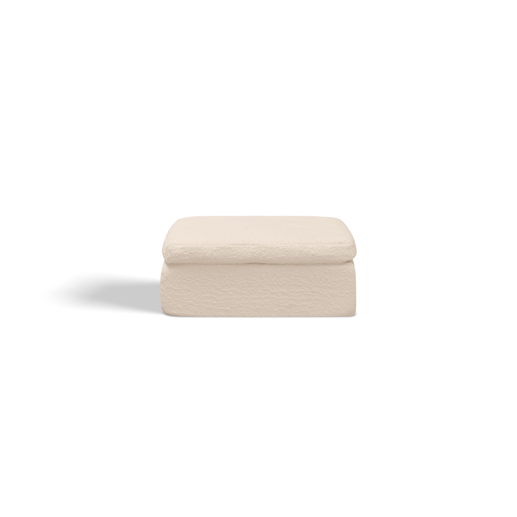 Cloud Sectional Couch, Convertible With Ottoman, 3 Seater Modular Design
