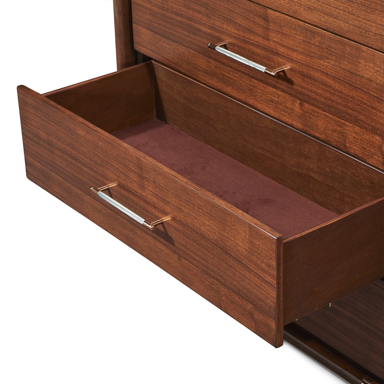Mason Park - 5-Drawer Gentlemen's Chest - Umber - Best Buy Furniture