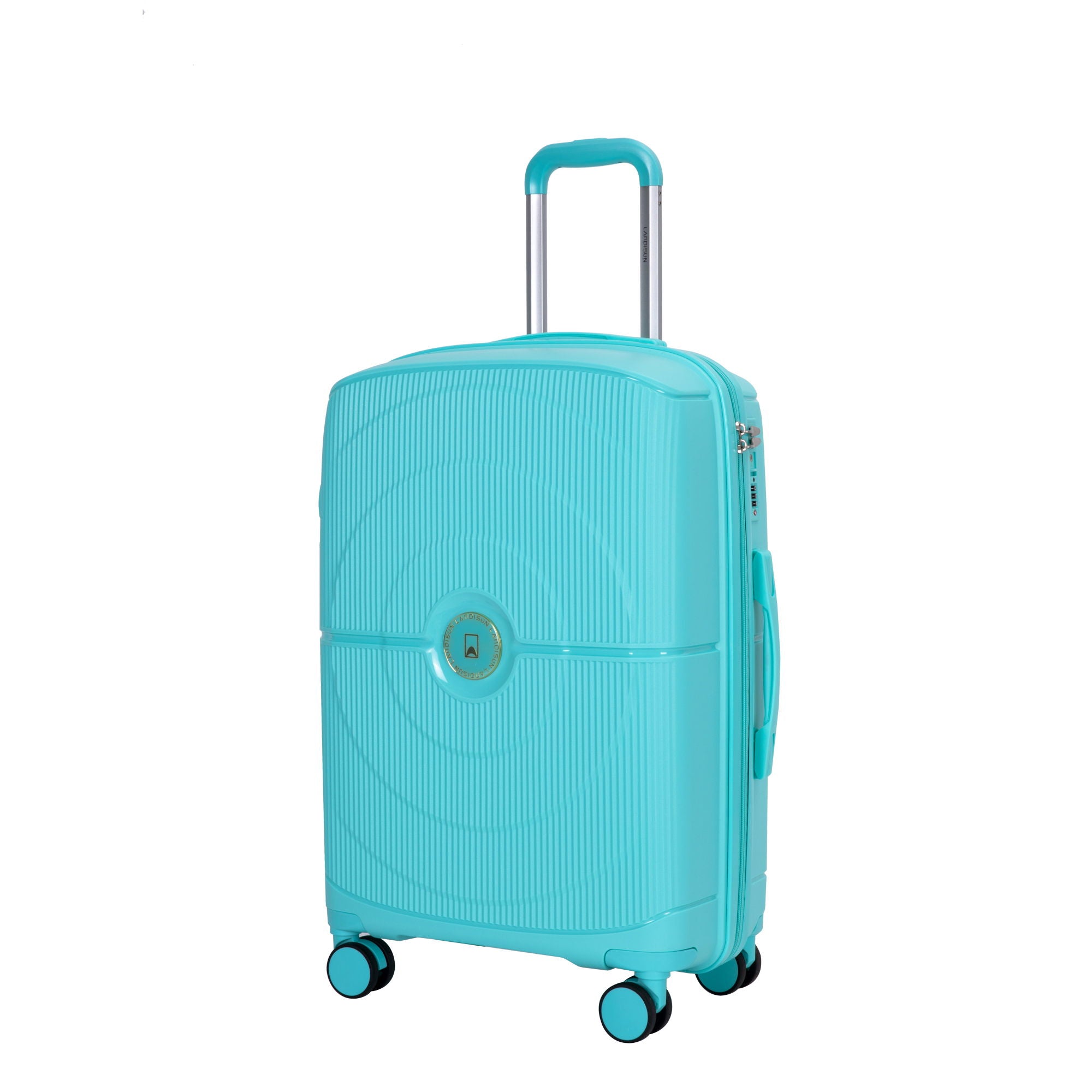 3 Piece Set Expandable Hardshell Suitcase Double Spinner Wheels