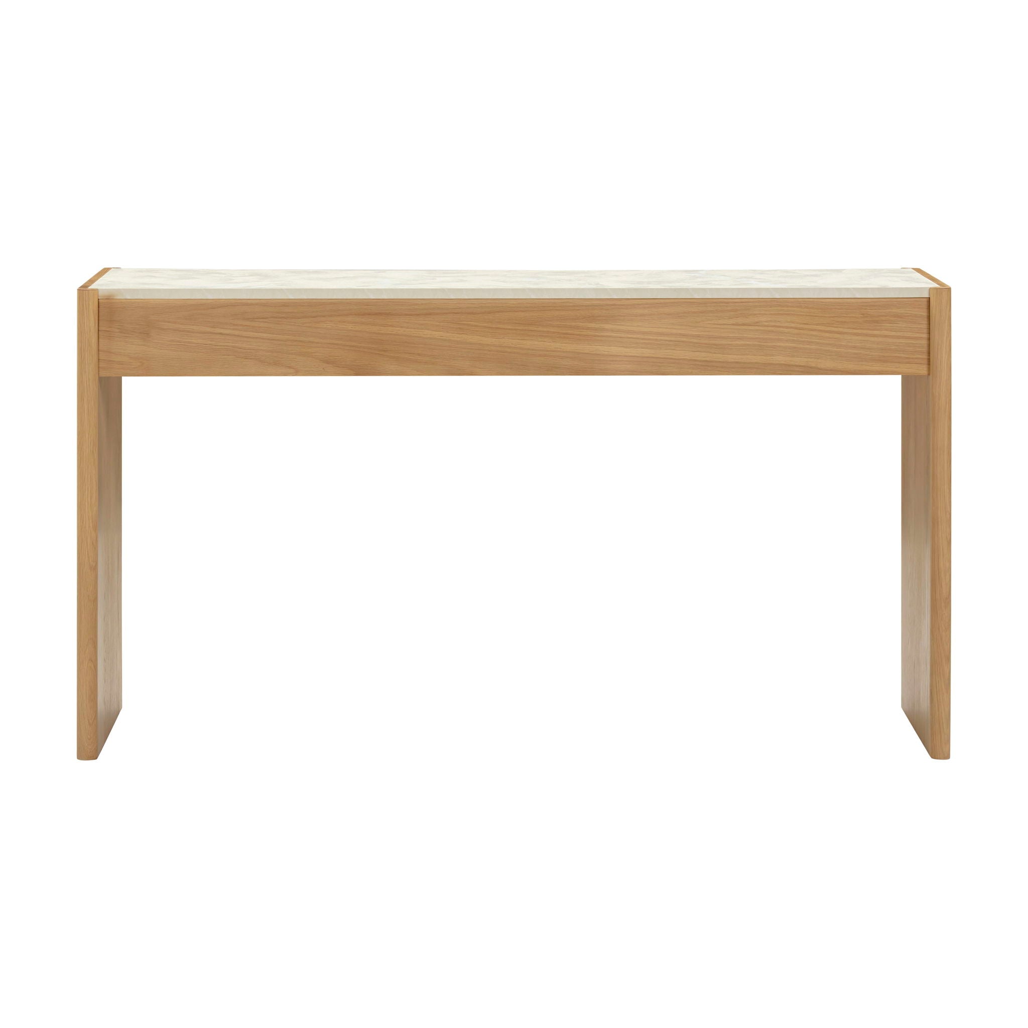 Paige - Console / Desk - Natural Oak