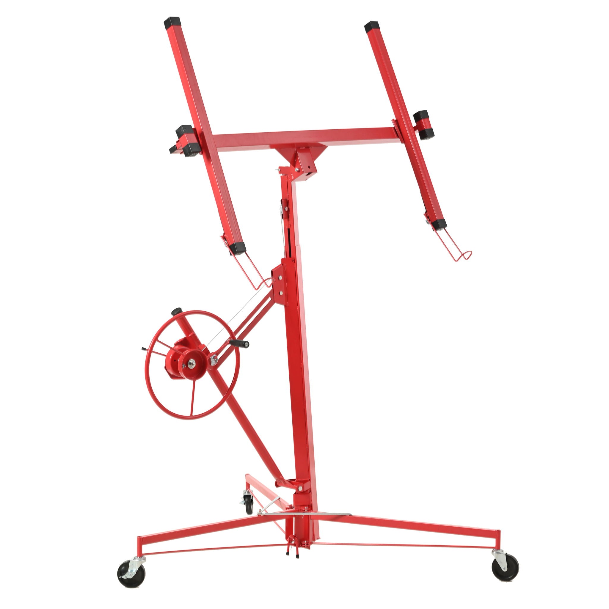 Drywall Lift Panel Hoist Jack Lifter With Caster Wheels And Telescopic Arm