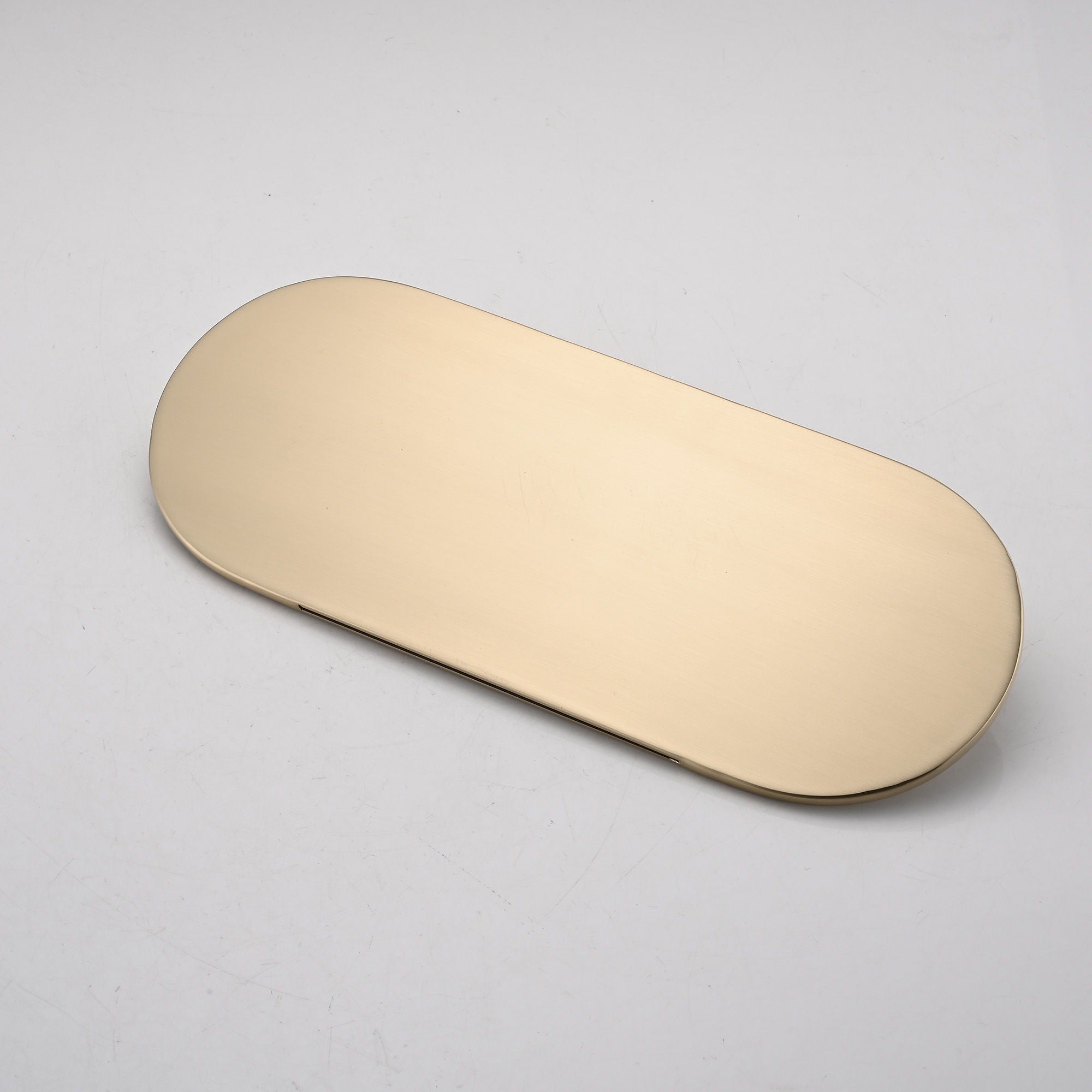 Modern Wall Mount Bathtub Faucet Single Handle With Waterfall Tub Spout And Rough - Brushed Gold