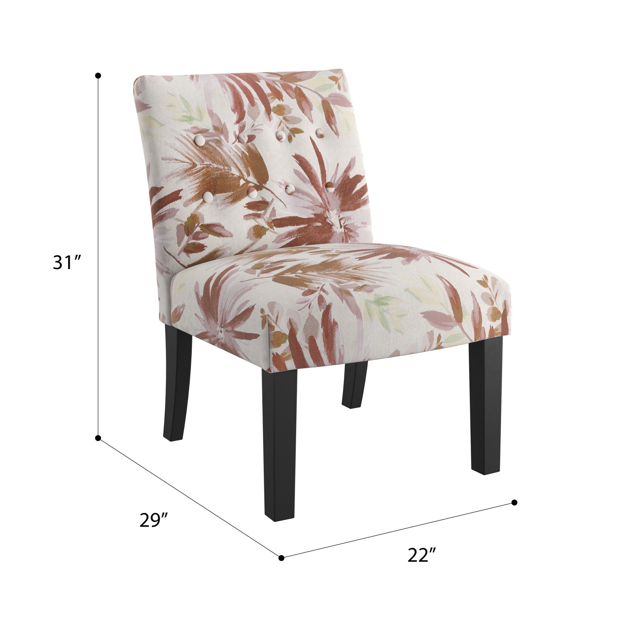 Verma - Floral Accent Chair