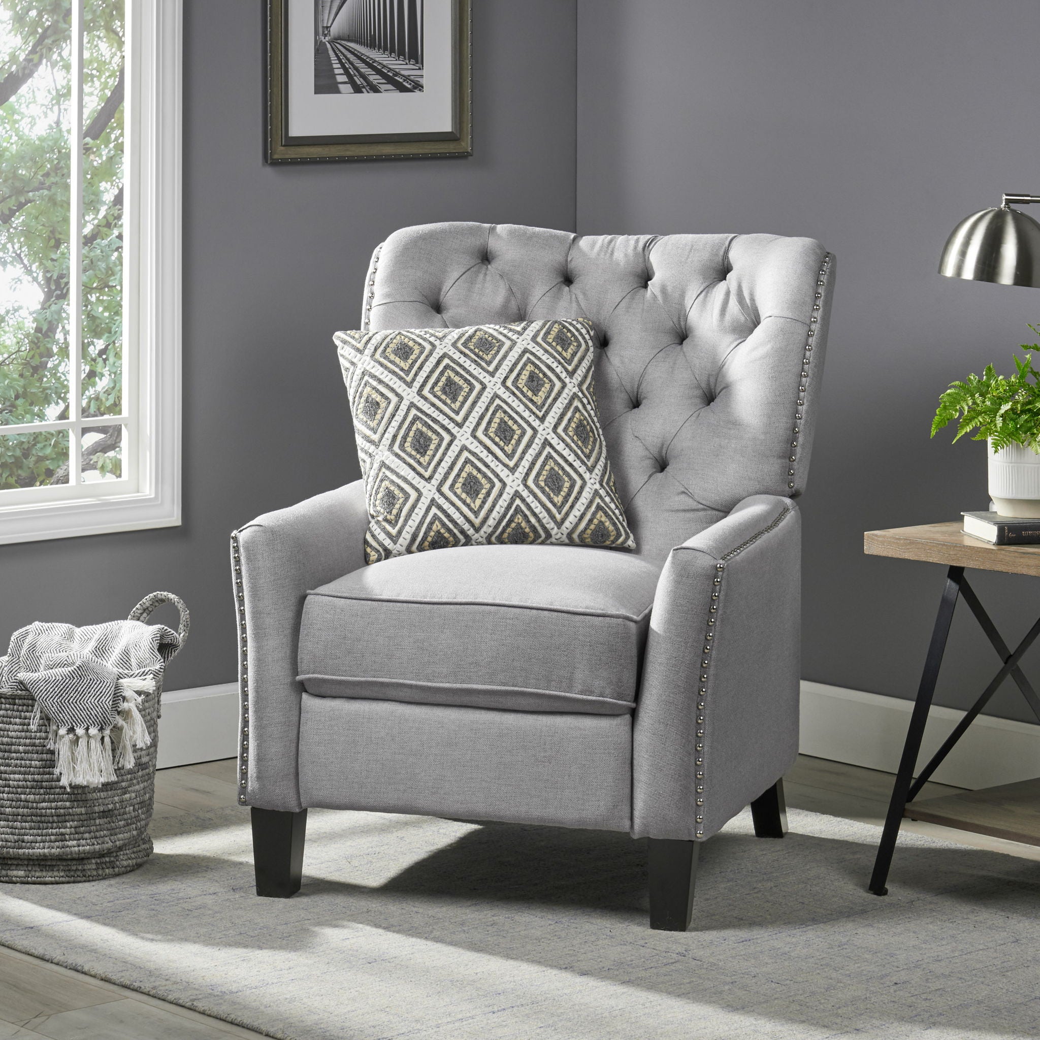 Modern Push Back Recliner
