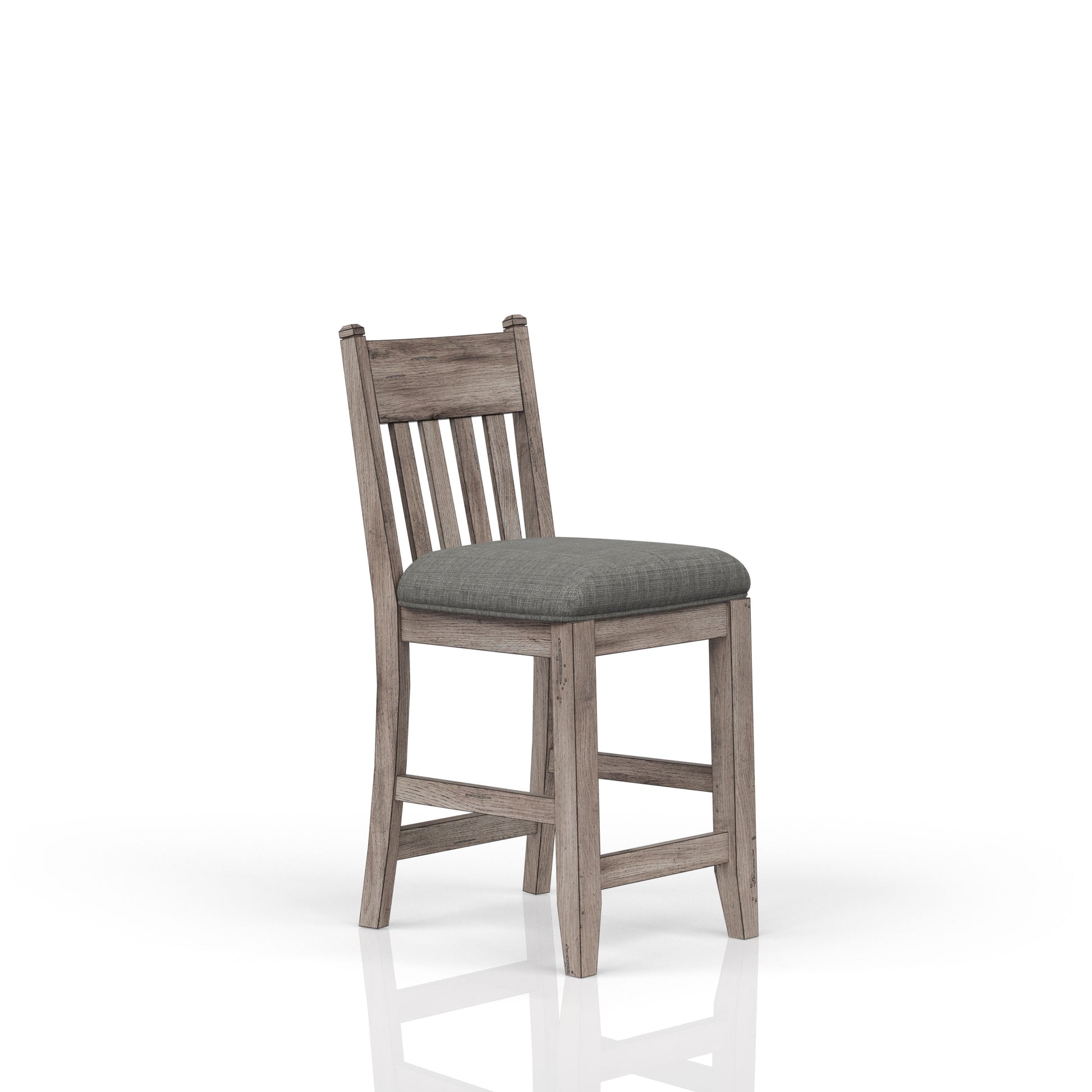 Rustic Counter Stool (Set of 2) - Gray - Best Buy Furniture