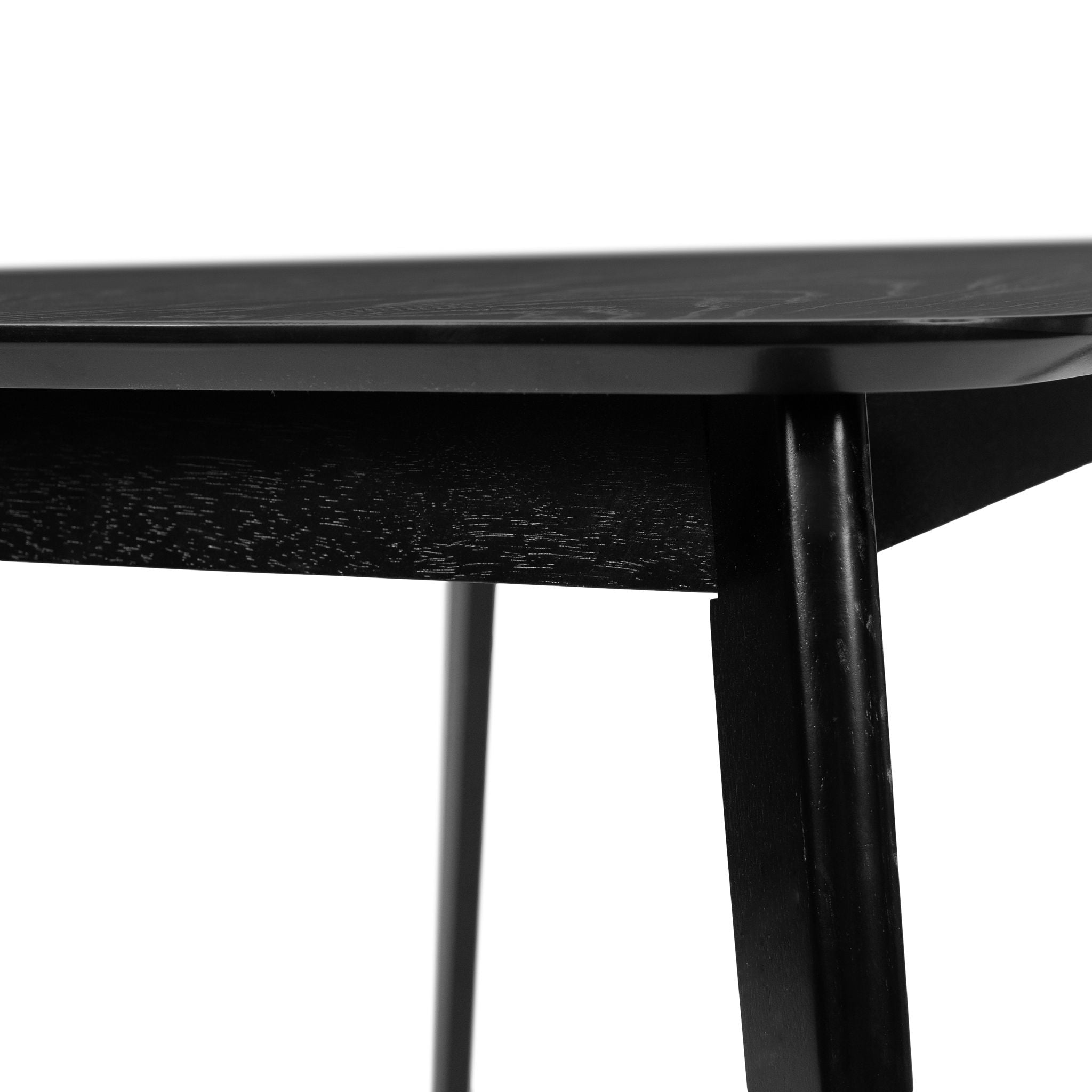 Retro Dining Table With Faux Wood Top