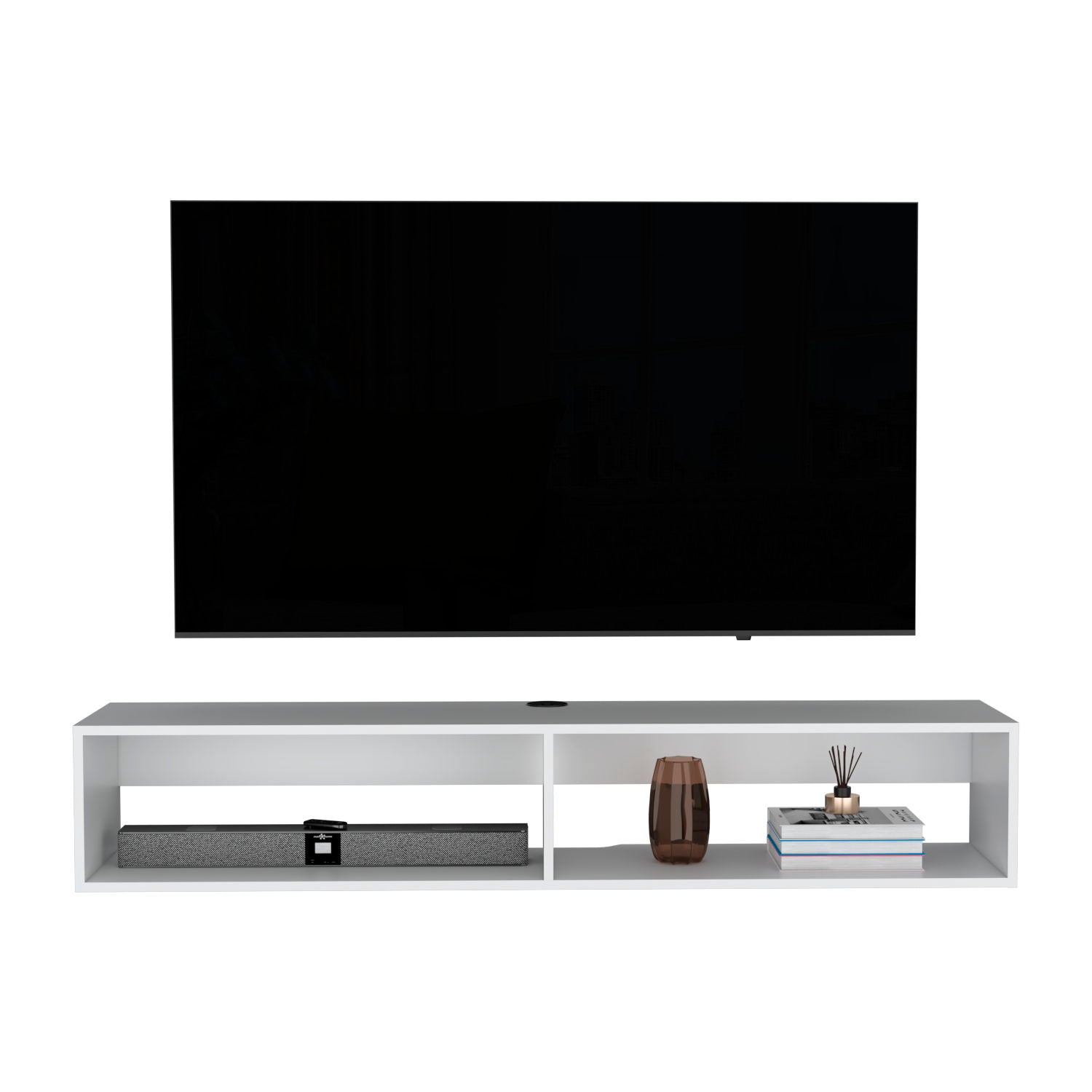Moore - Floating TV Stand - Best Buy Furniture