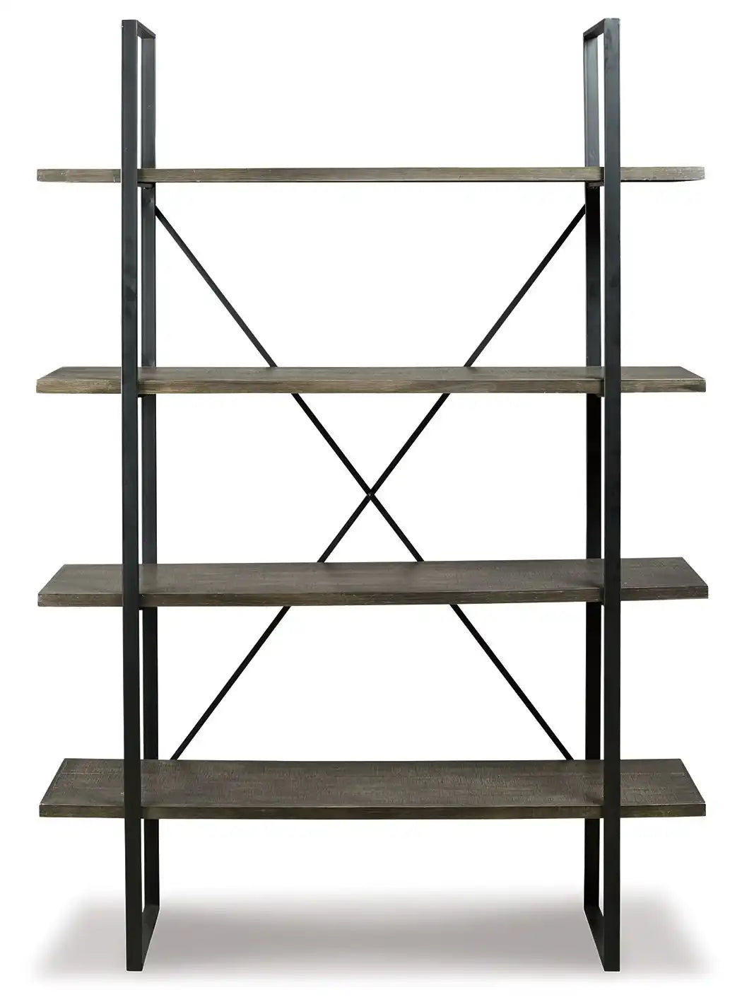 Gilesgrove - Bookcase - Black / Gray - Best Buy Furniture