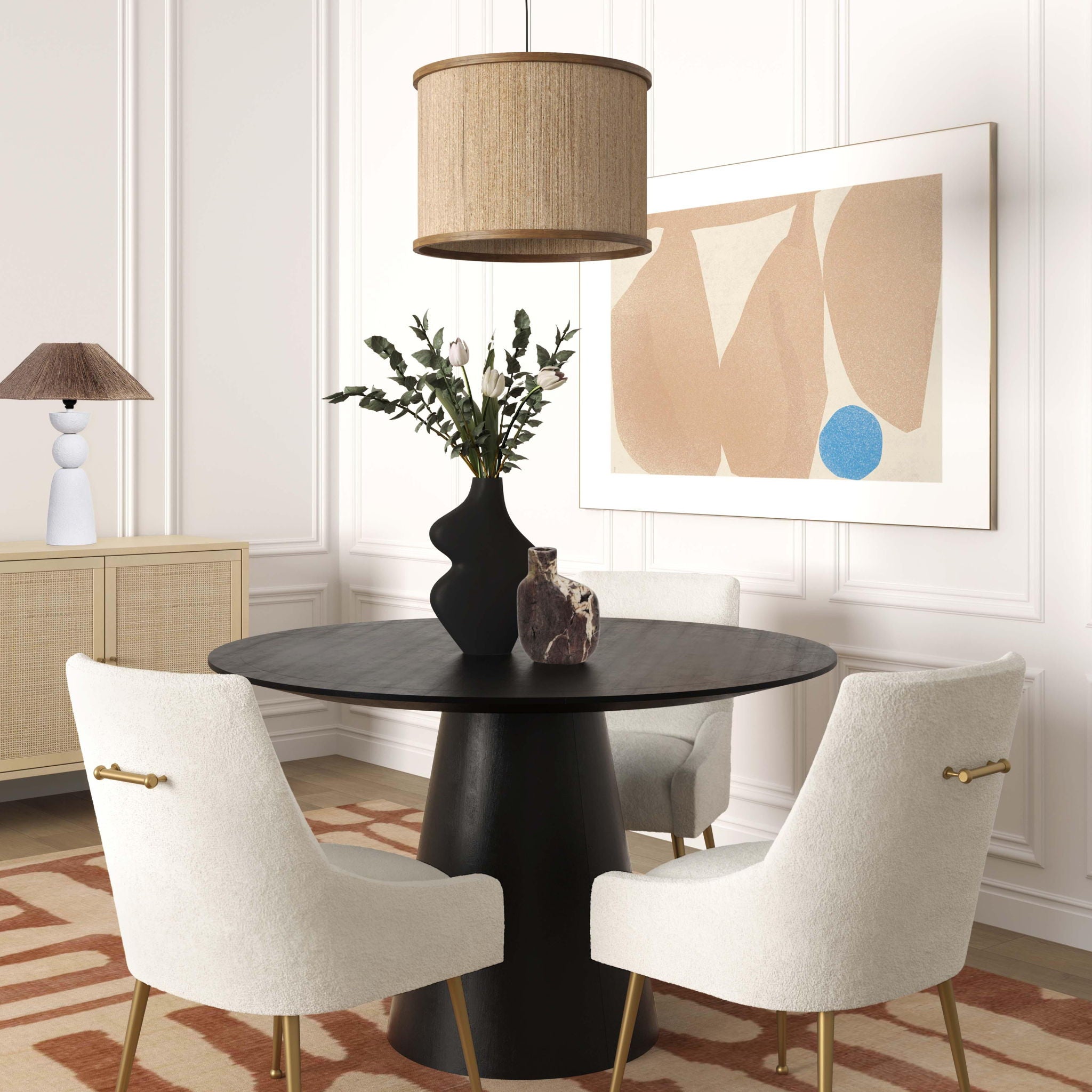 Beatrix - Pleated Velvet Side Chair