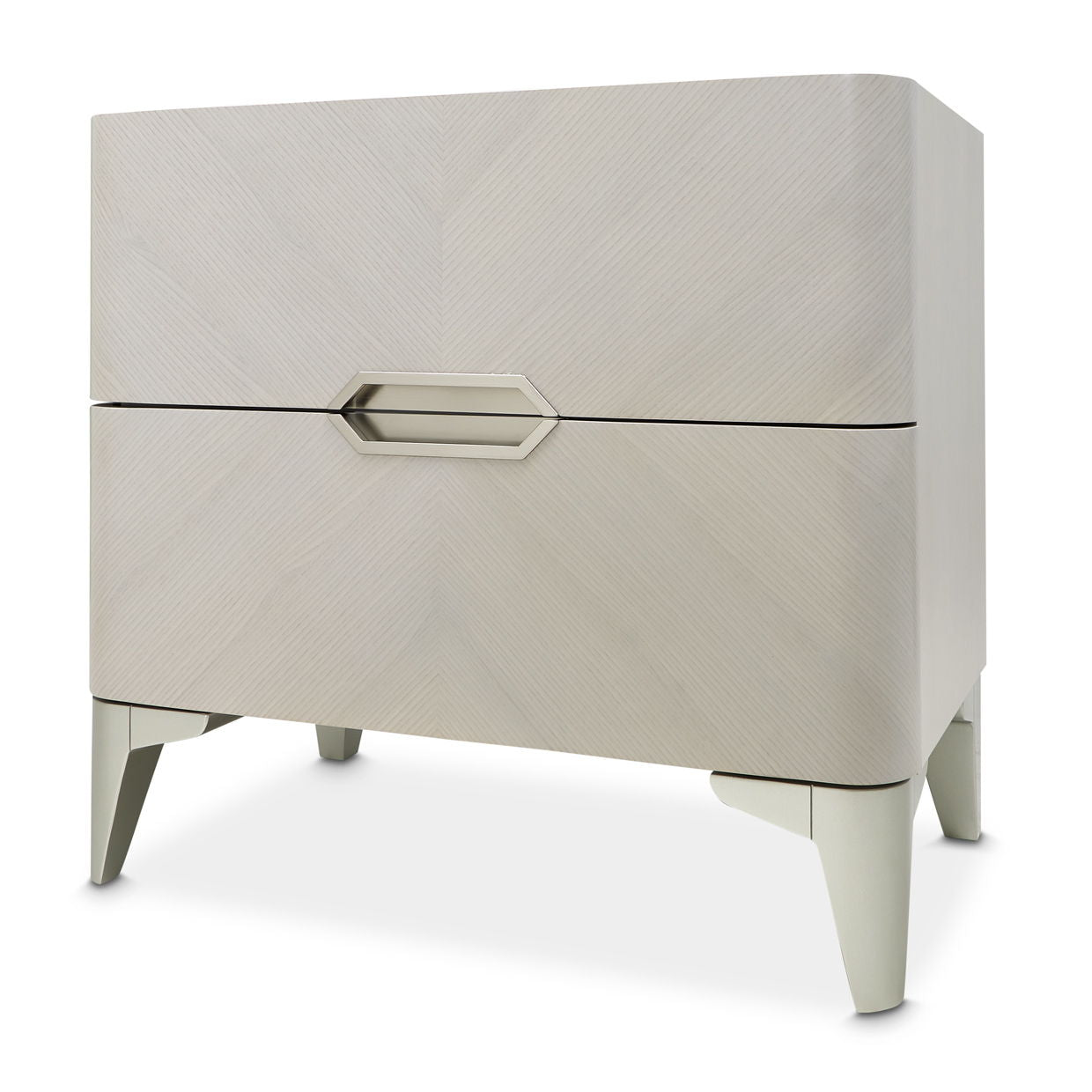 Penthouse - Nightstand - Gray - Best Buy Furniture