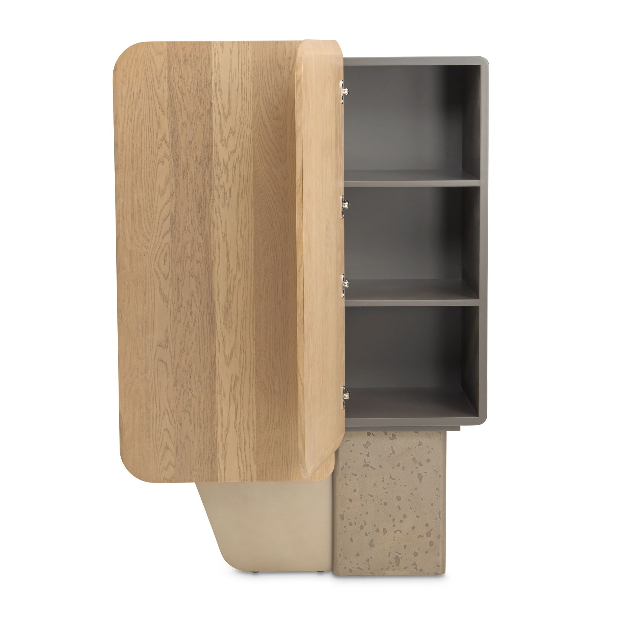 Bristol Point - Bar Cabinet - Saddle Brown