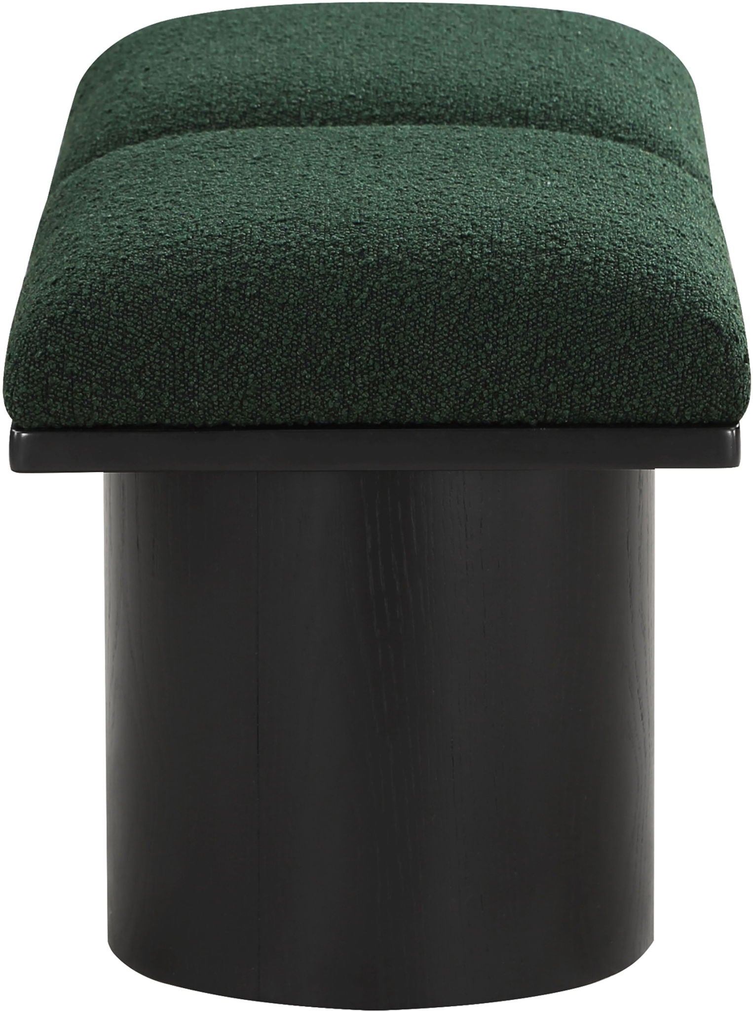 Pavilion - 2 Piece Modular Bench With Black Base