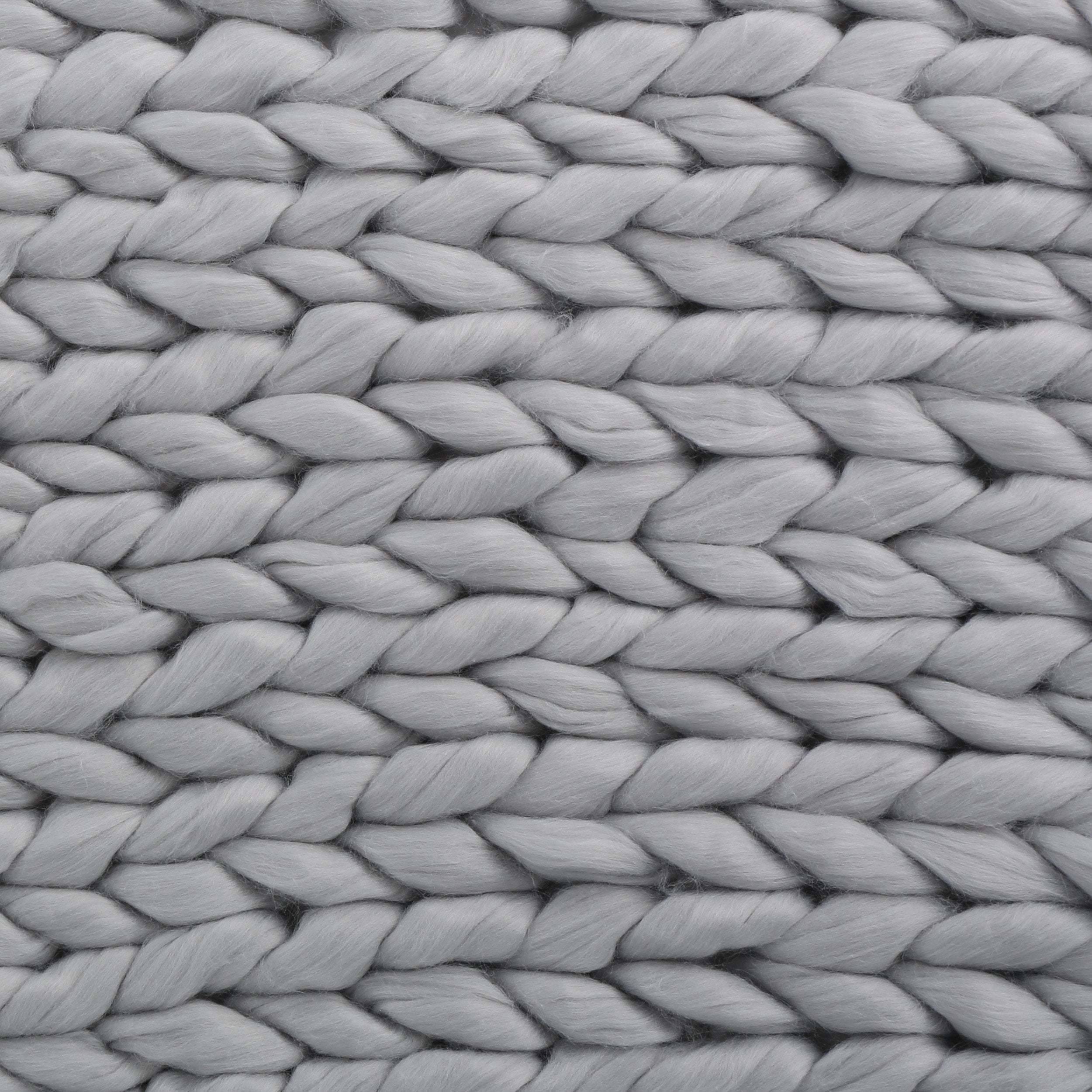 Cozy throw blanket - light grey