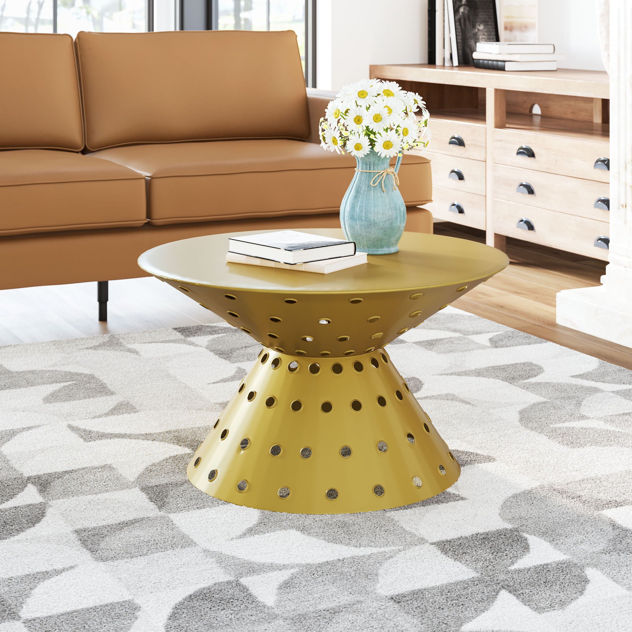 Electron - Coffee Table - Gold