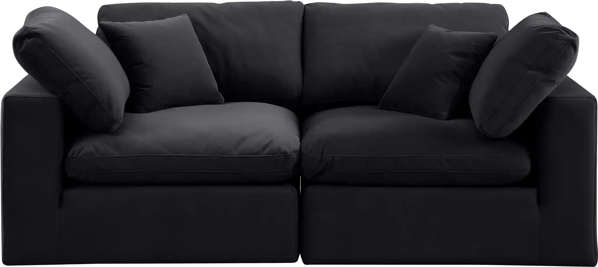 Comfy - Velvet Modular Sofa 2 Seats