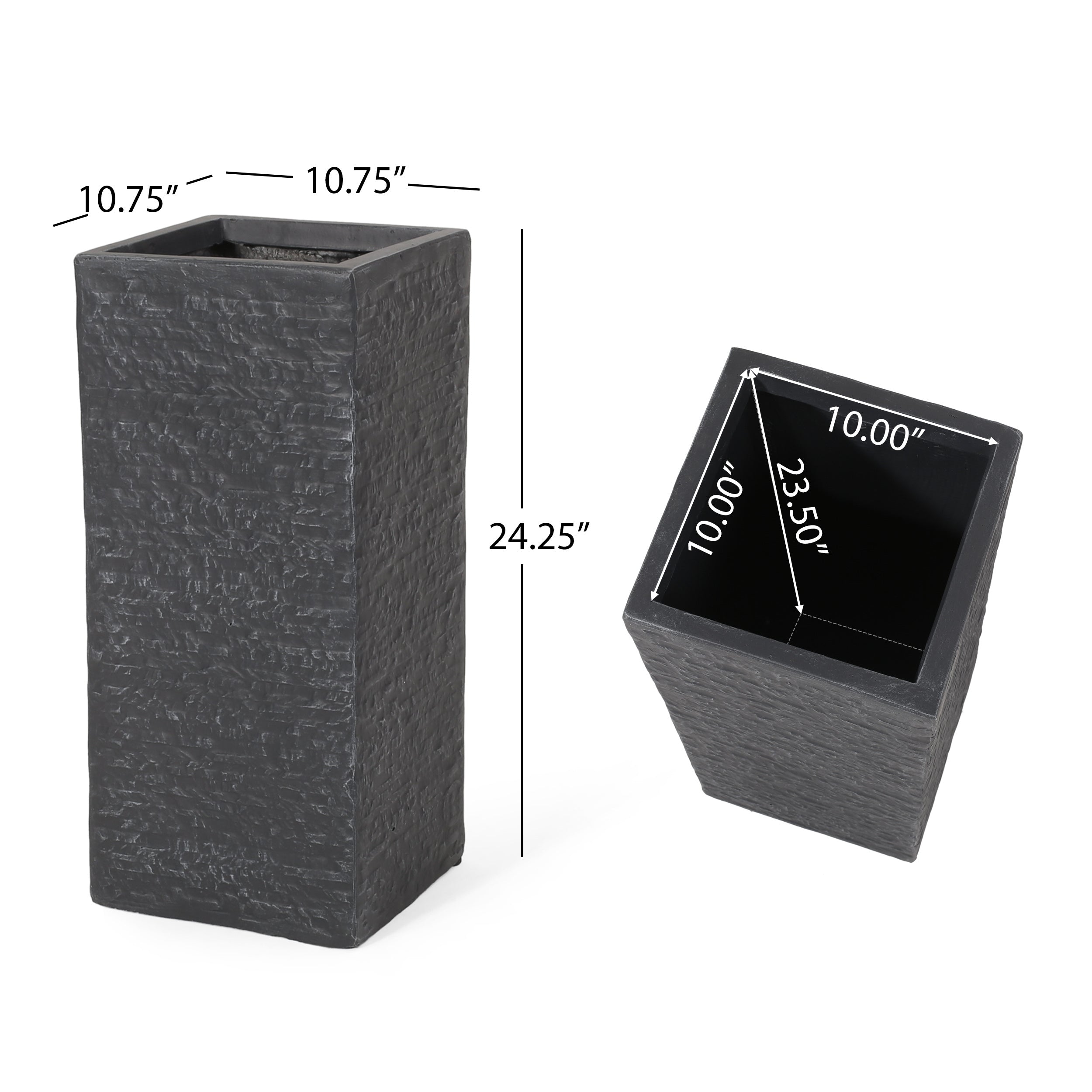 10.75 x 24.25 MGO Planter