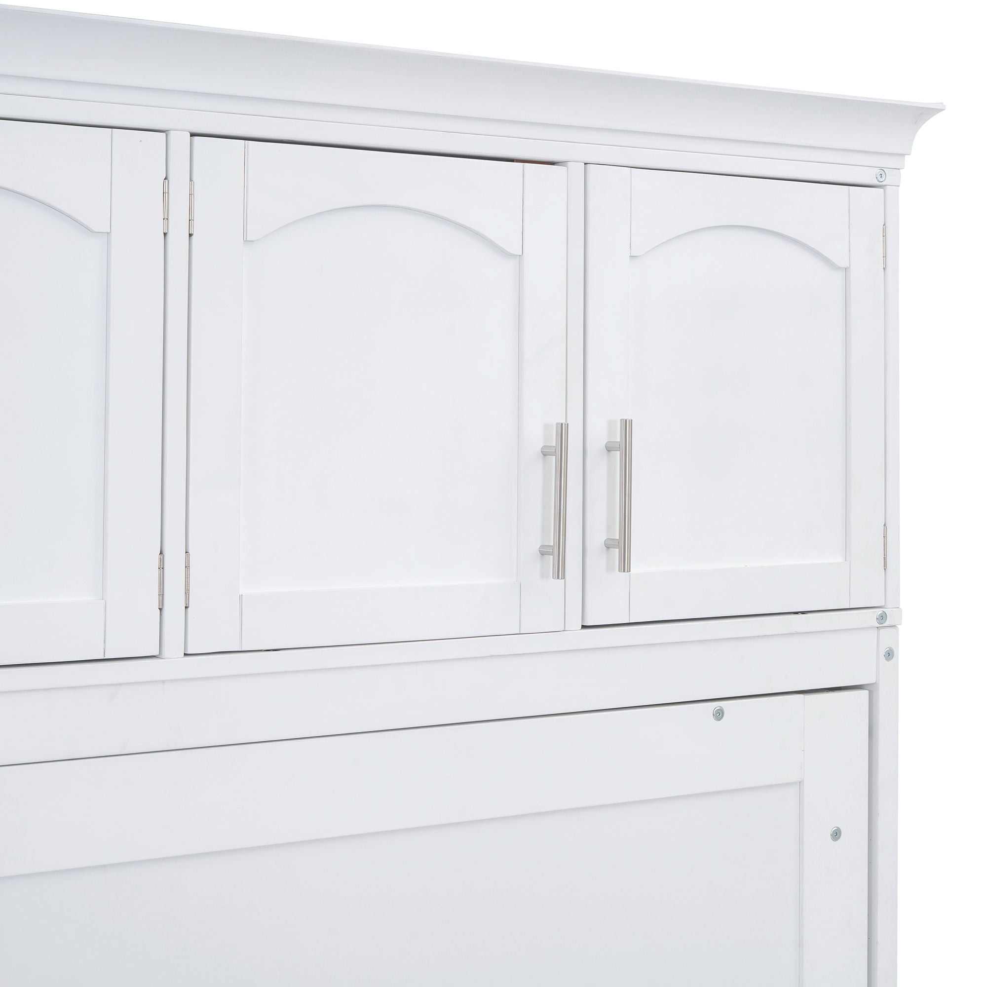 Murphy Modern Bed With Top Cabinets For Space Saving And Comfort