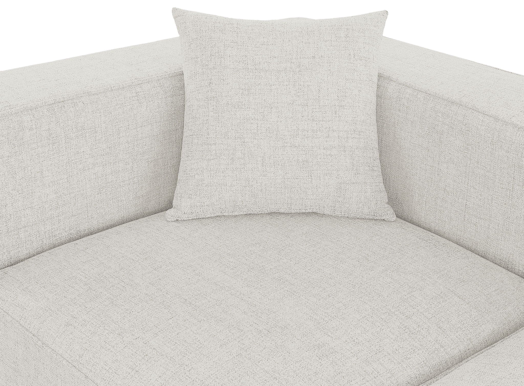 Cube - Linen Corner Chair