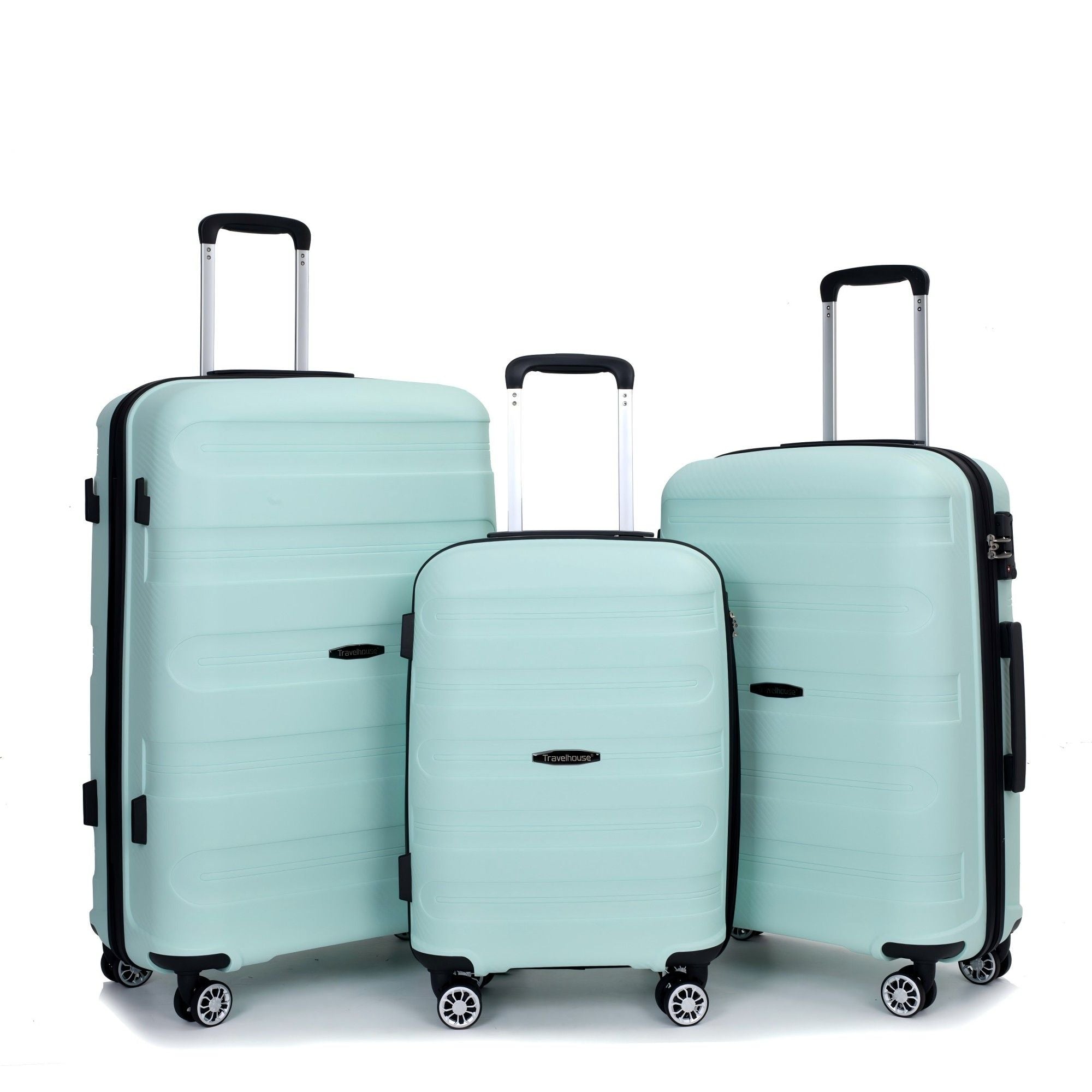 3 Piece Set Hardshell Suitcase Spinner Wheels