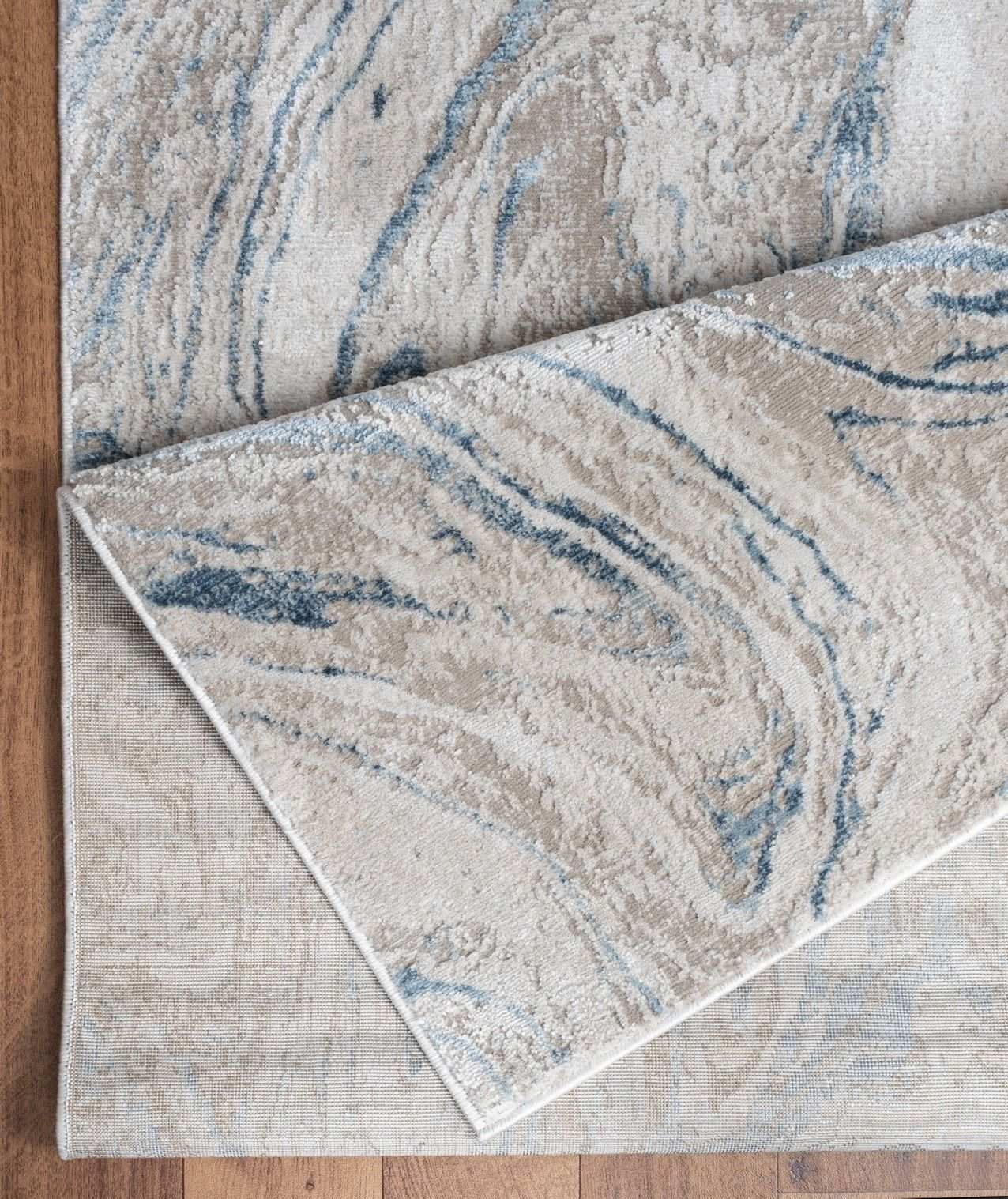 Elegance - 5'3" X 7'3" Polyester Area Rug - Ivory