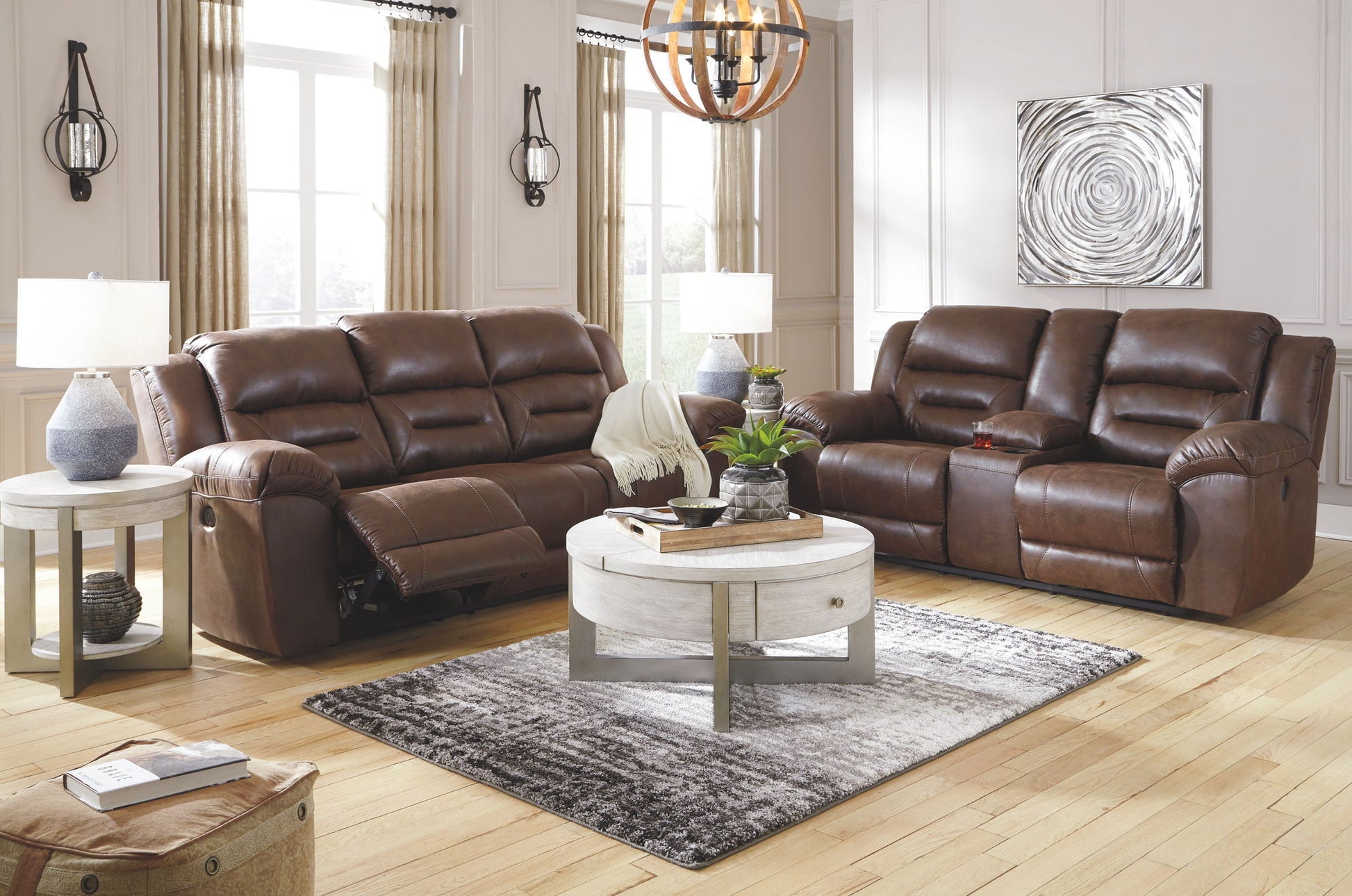 Stoneland - Reclining Living Room Set - Best Buy Furniture