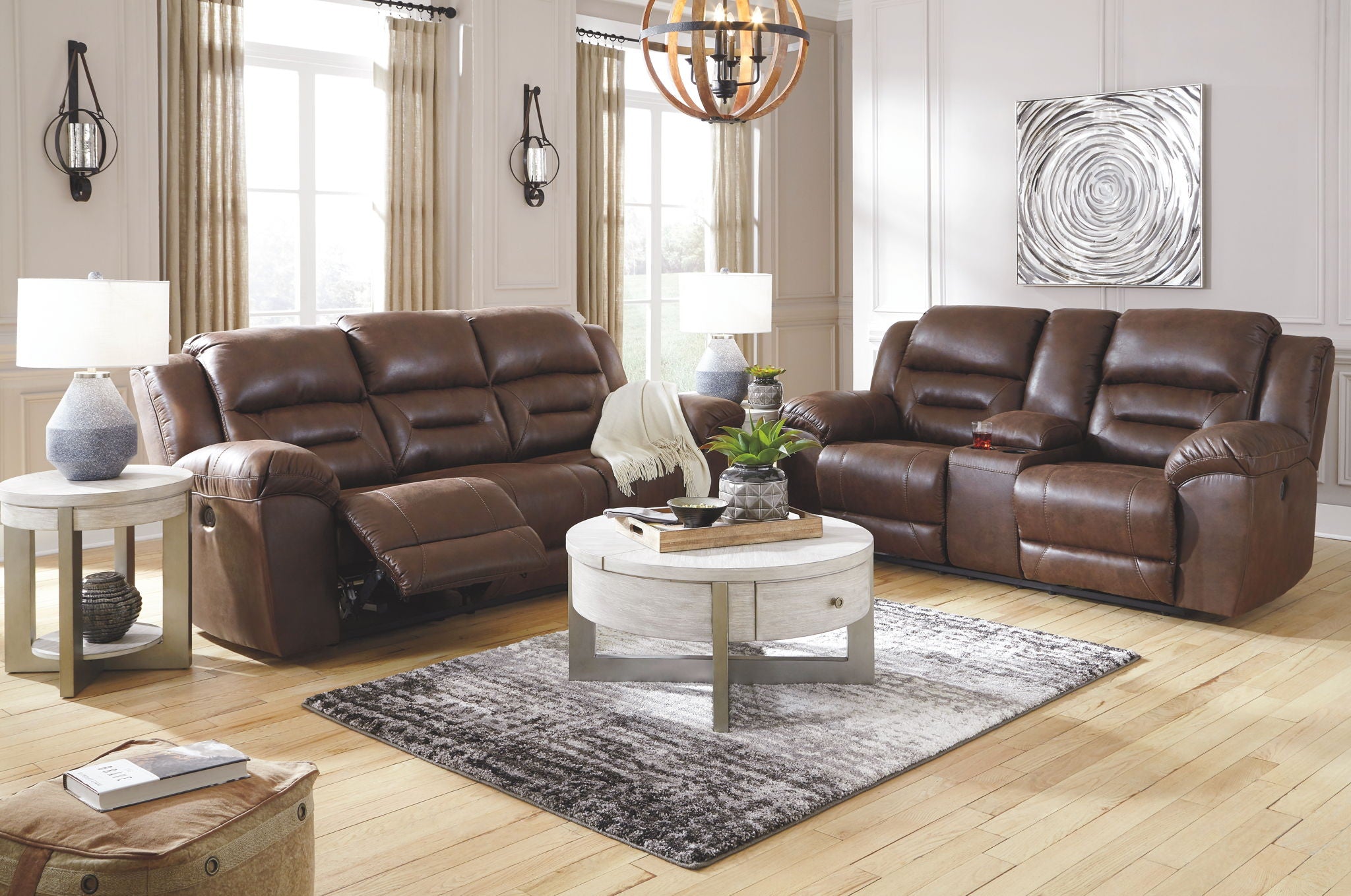 Stoneland - Reclining Living Room Set - Best Buy Furniture