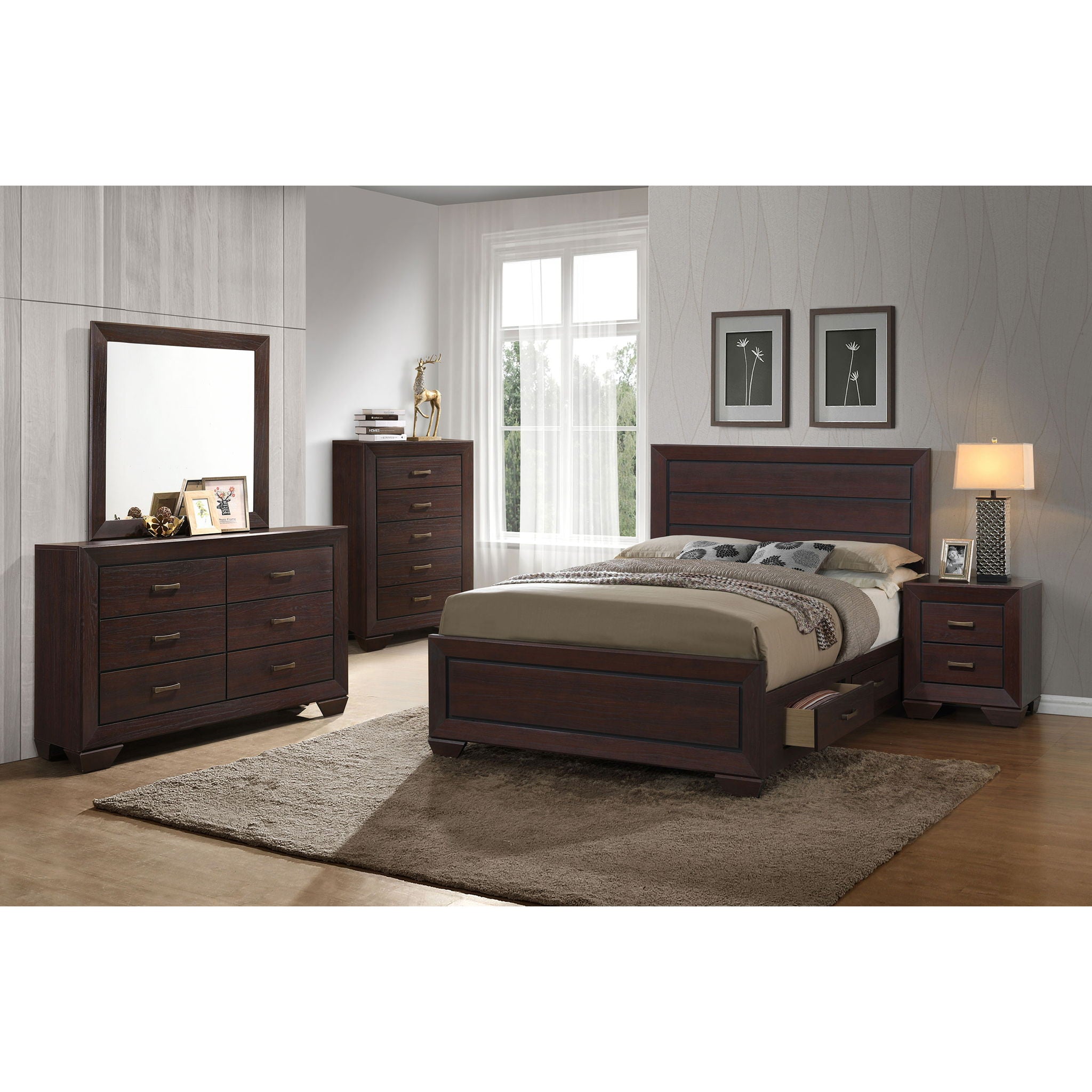 Oatfield - Transitional Bedroom Set