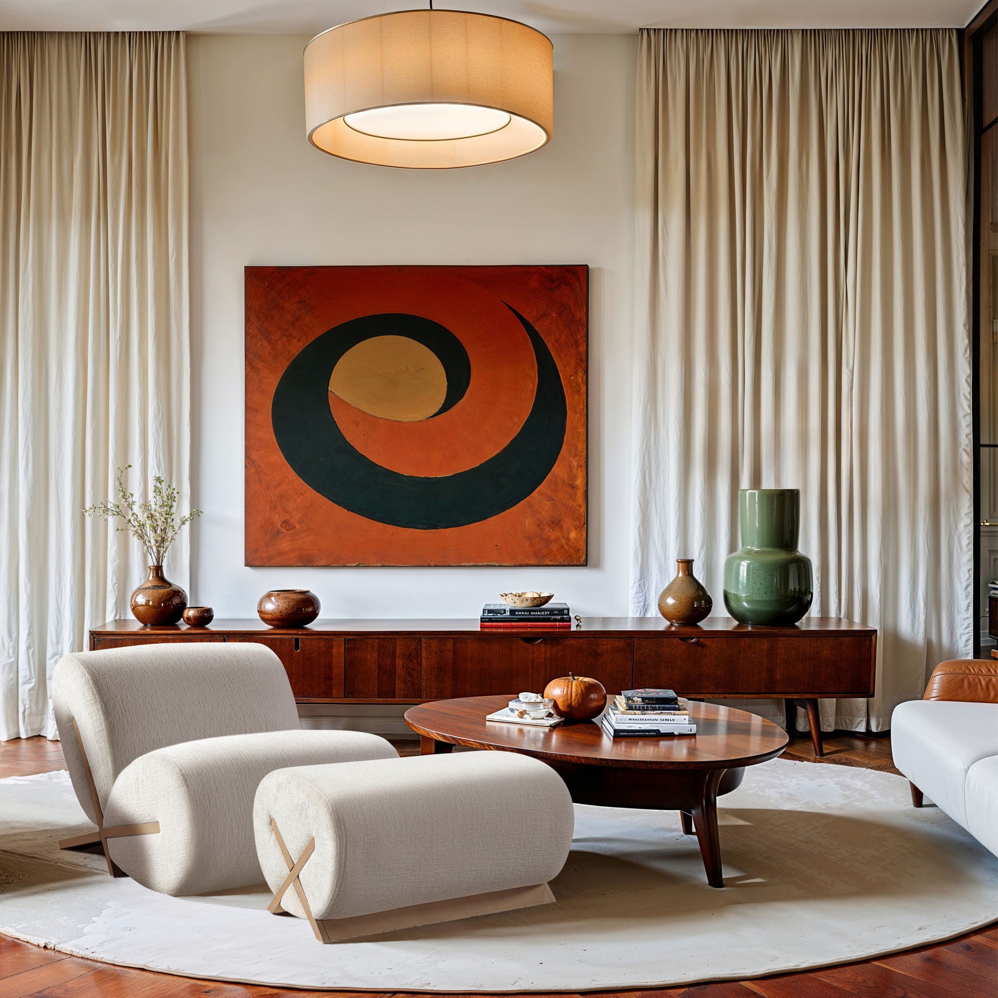 Akira - Fabric Ottoman