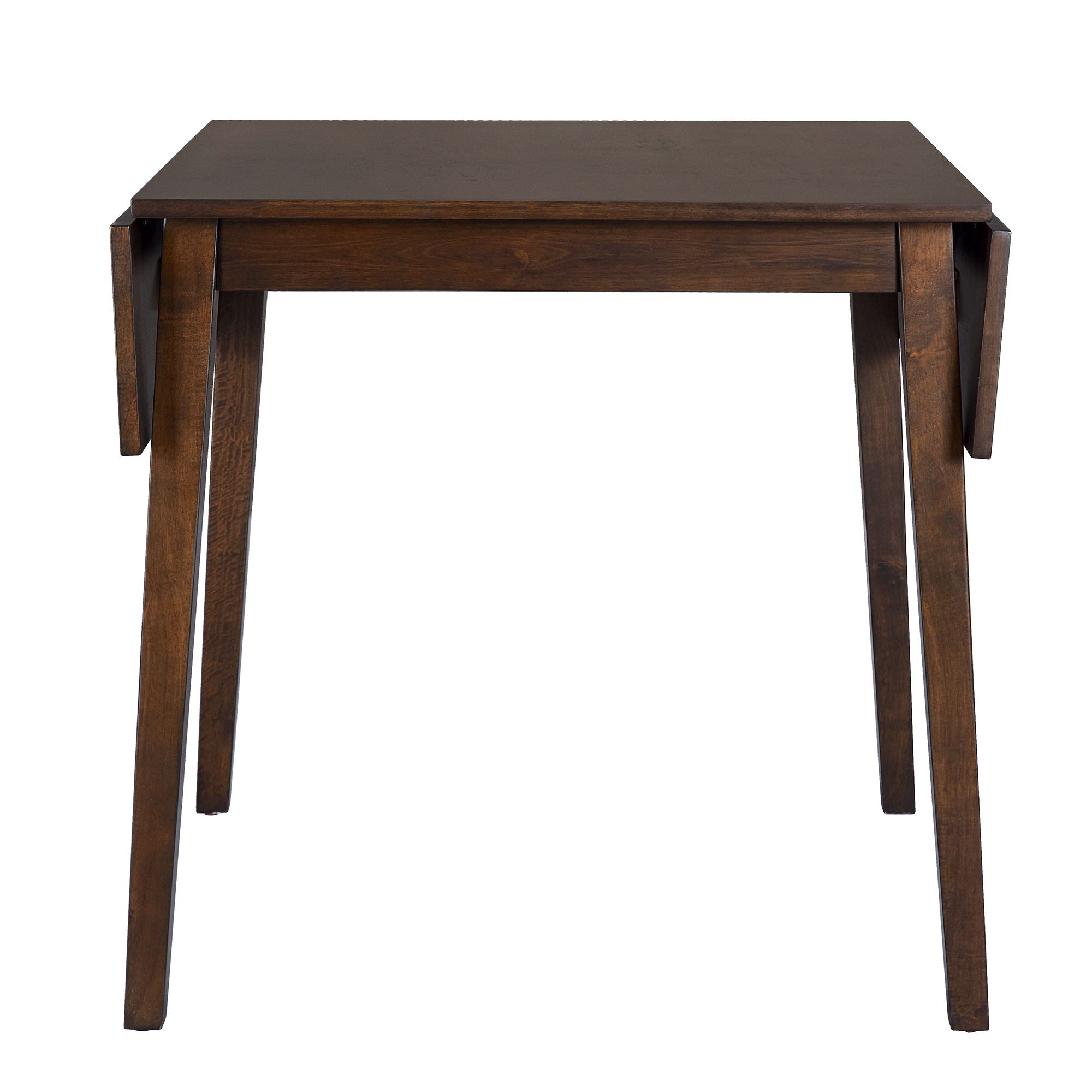 3 Piece Kitchen Dining Set With Drop Leaf Dining Table And 2 Dining Upholstered Chairs, Dining Room Set For Small Places - Brown - Best Buy Furniture