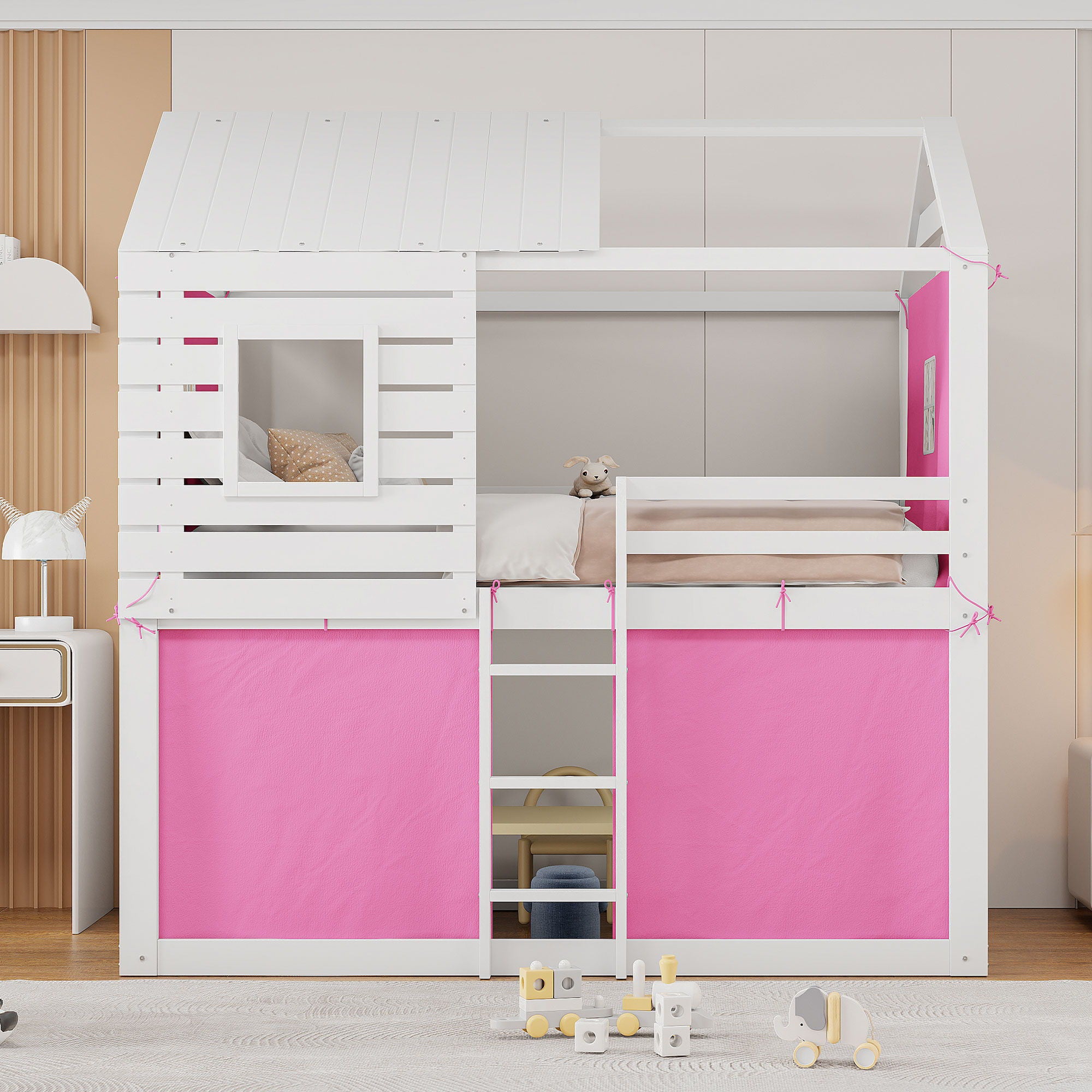 Bunk House Bed With Tent