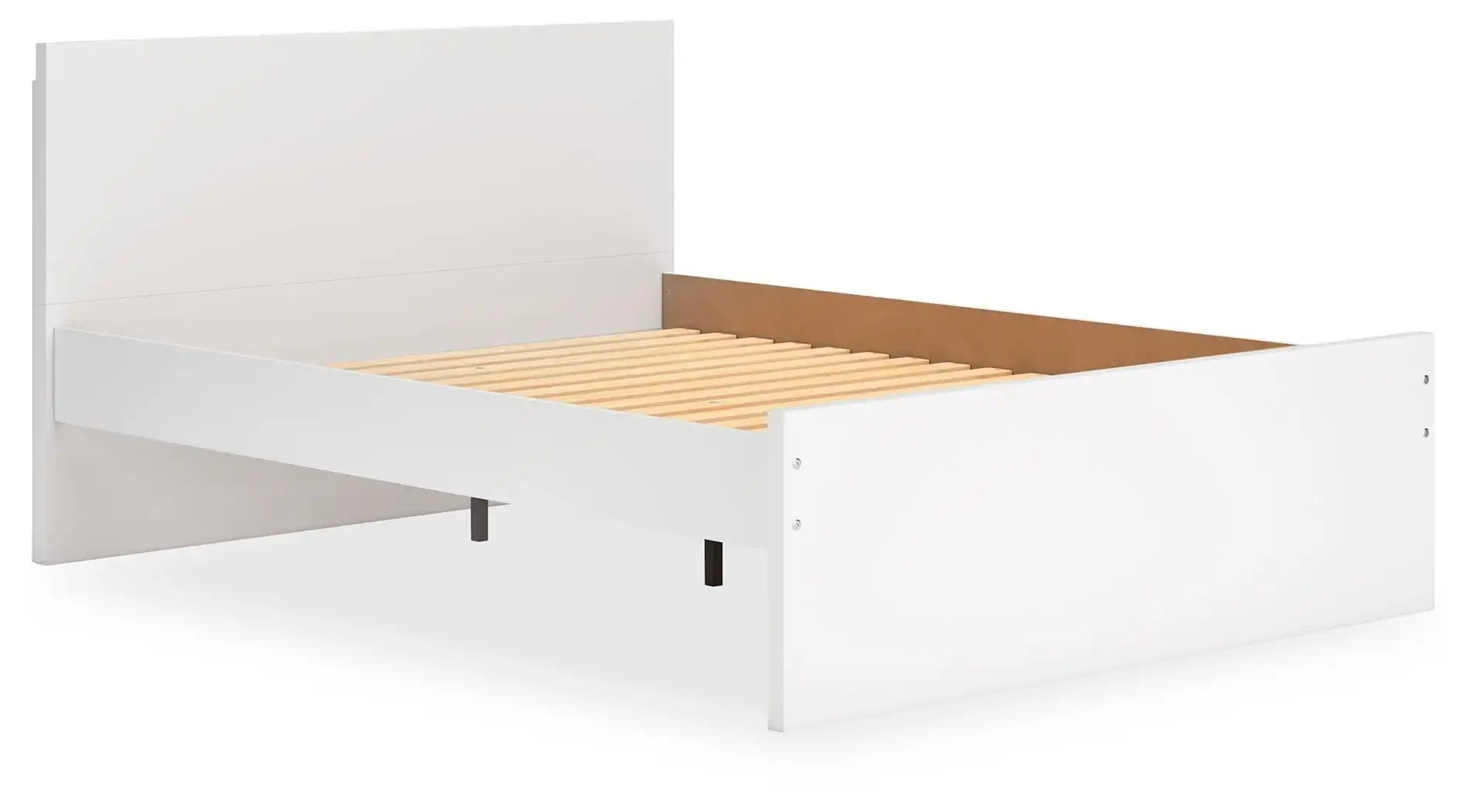 Onita - White - Queen Panel Platform Bed