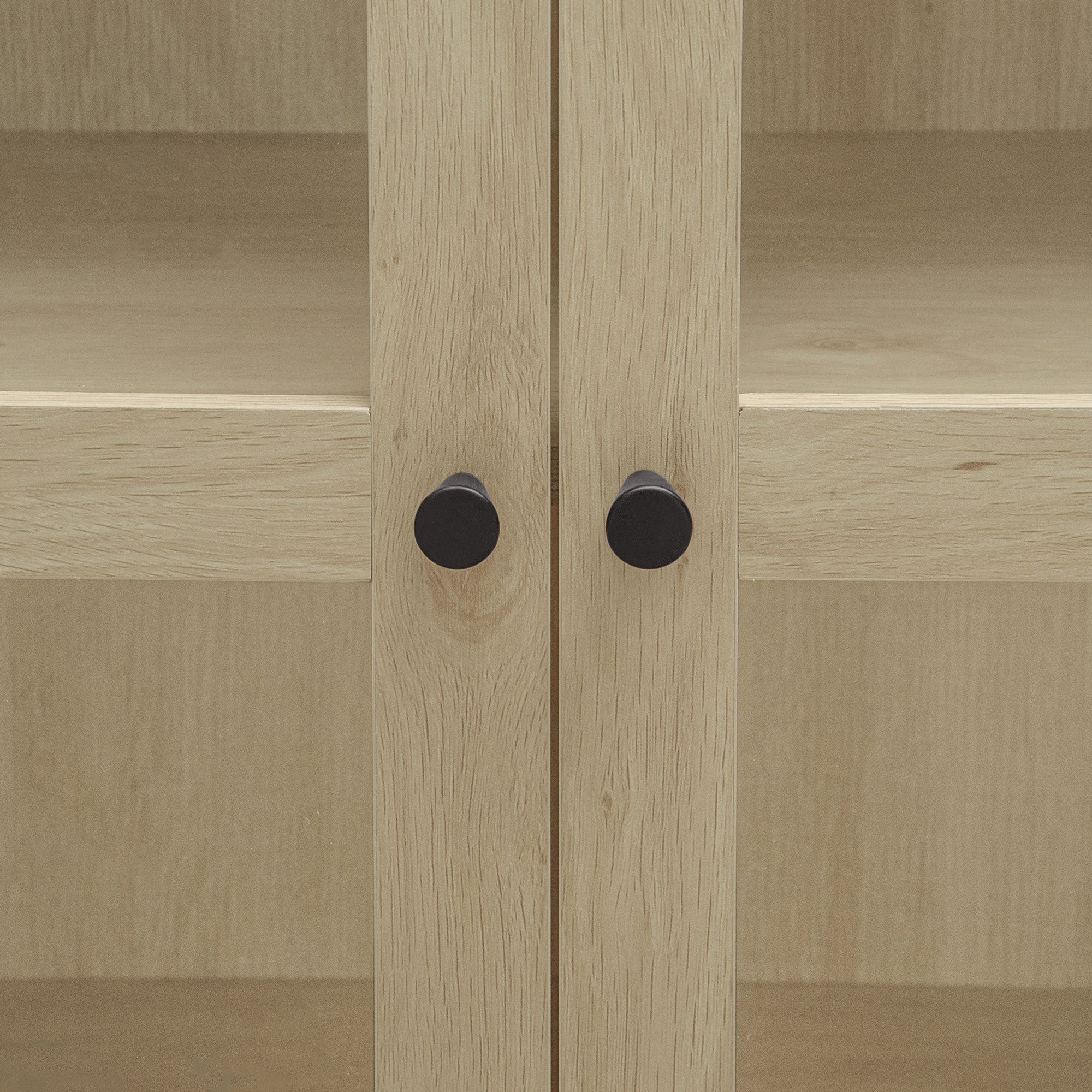 70.28" Tall Arched Kitchen Pantry Cabinet